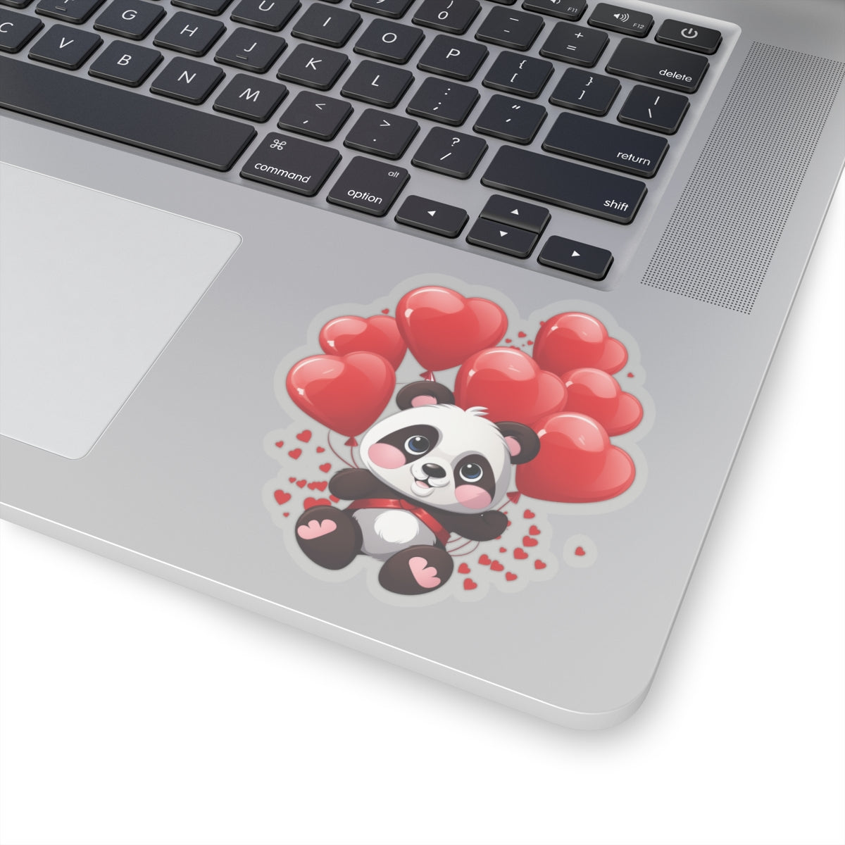 Cute Panda Heart Balloons Sticker - Spread Love and Cuteness with This Adorable Sticker - Valentine's Day