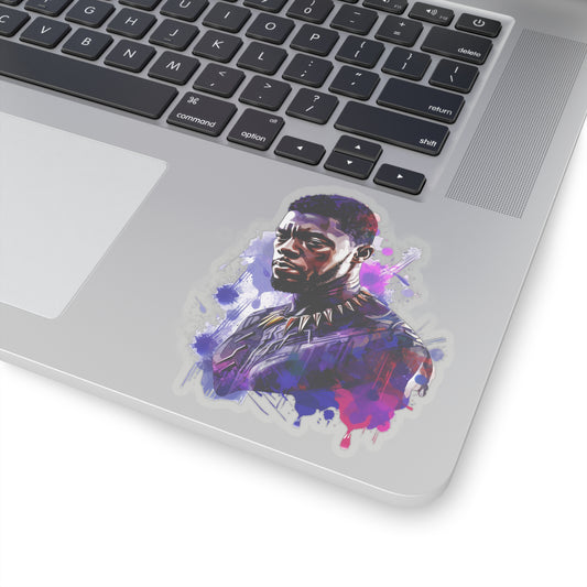 Chadwick Boseman Watercolor Tribute Sticker - Long live the Black Panther