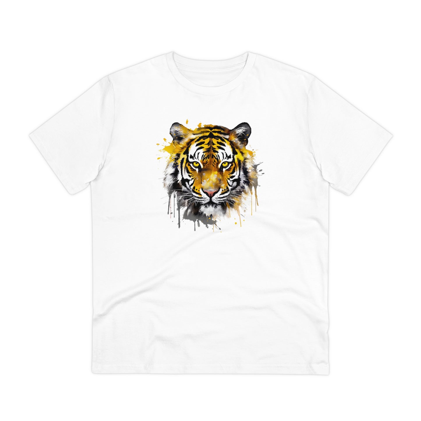 Tiger T-Shirt in Watercolor Style - Unisex and Eco-Friendly - Embrace the Wild and Sustainable Fashion