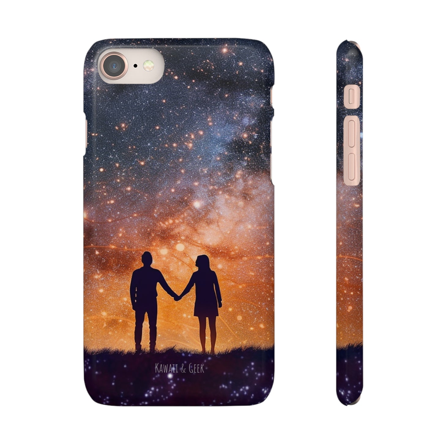 Starry Night Lovers Phone Case - Embrace the Beauty of the Night Sky