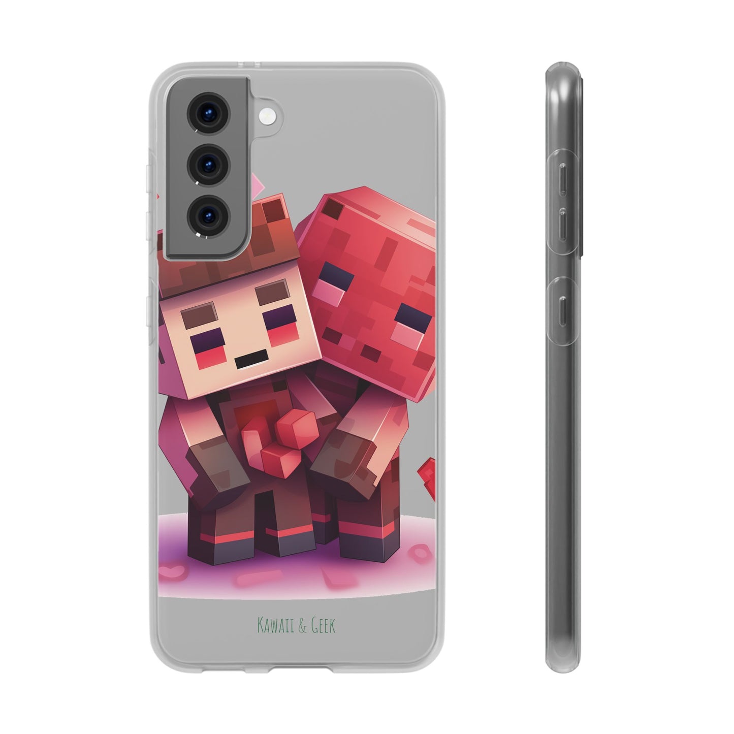Phone Case - Lovers Minecraft Inspired Design