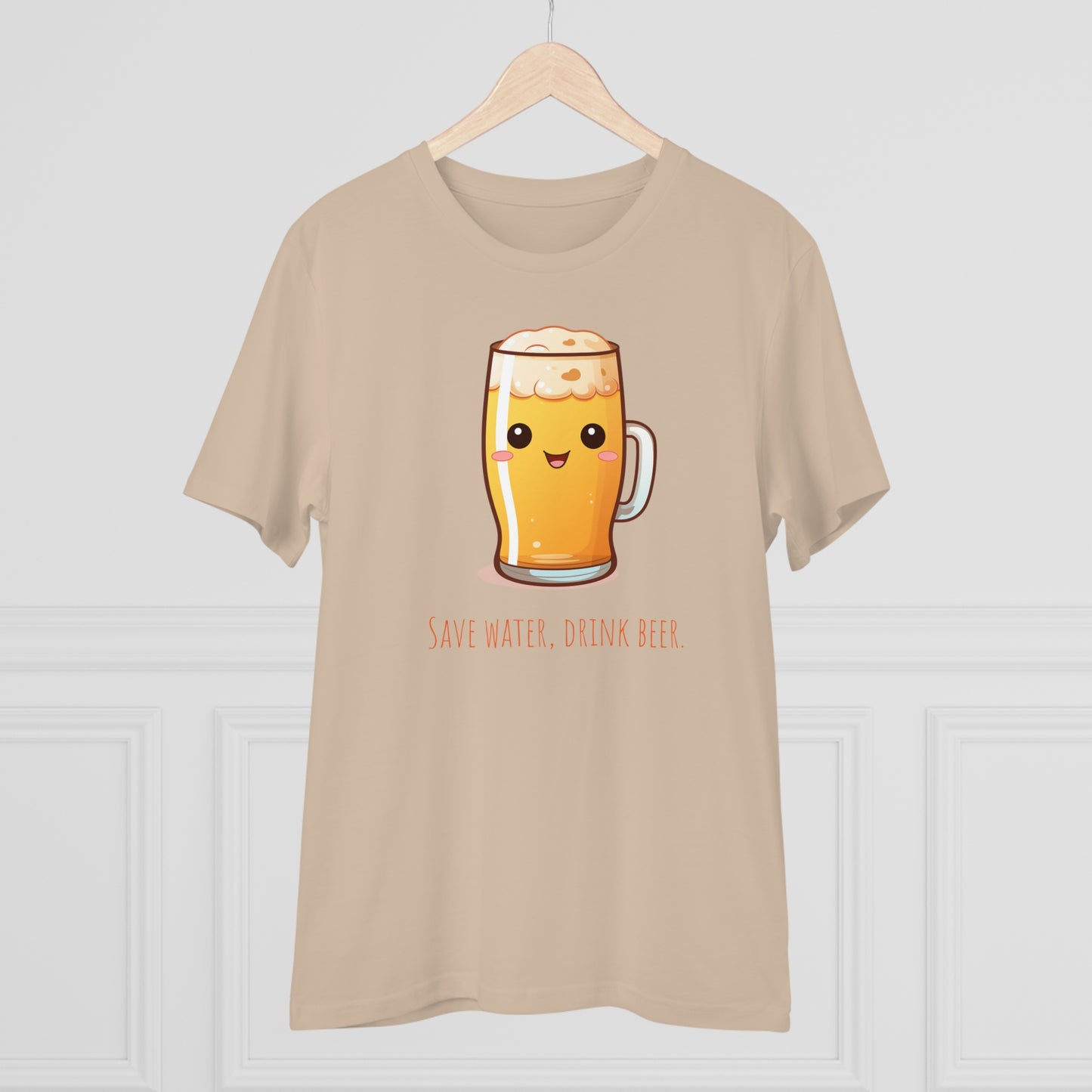 Eco-Friendly Unisex Beer T-Shirt - 'Save Water, Drink Beer'