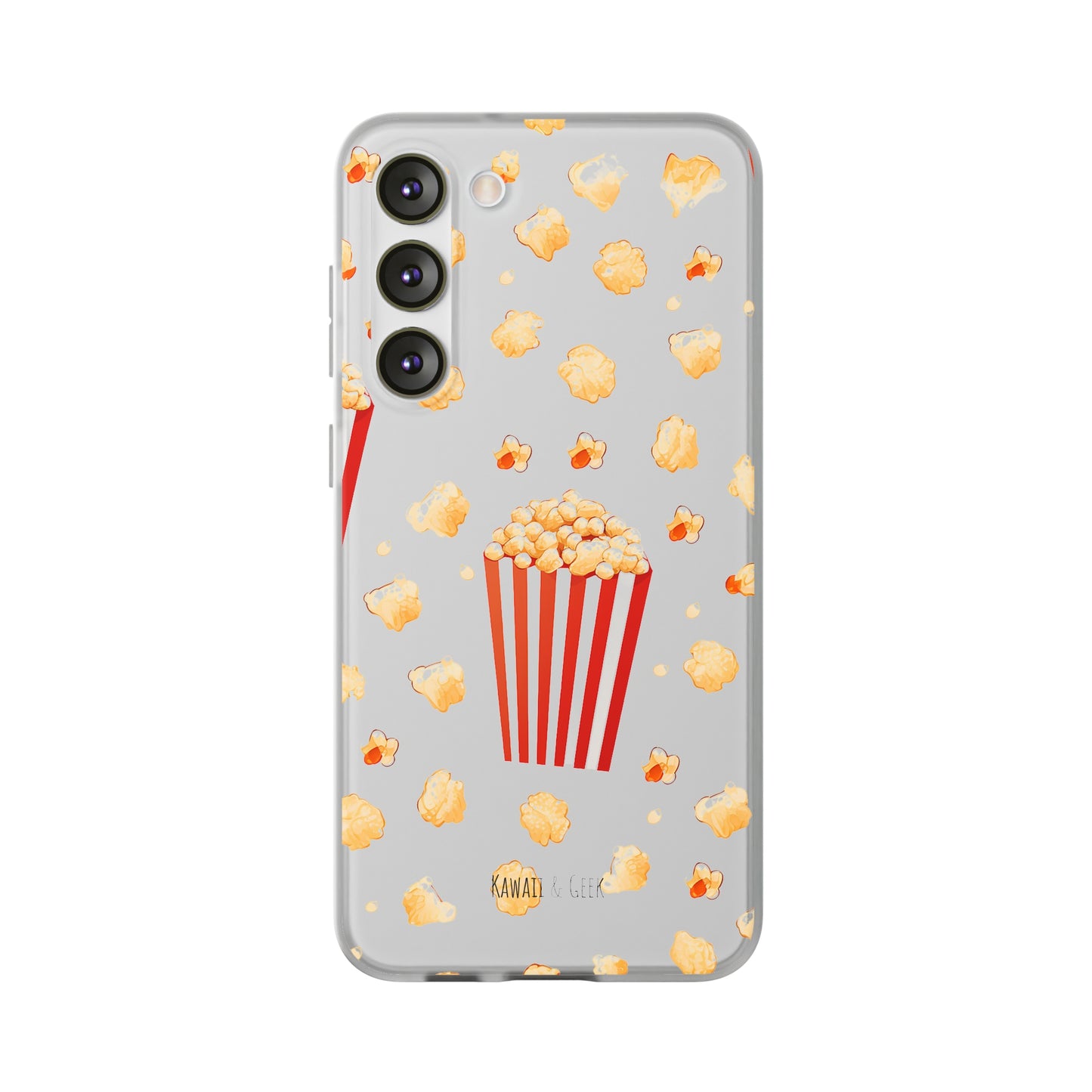 Popcorn Transparent Flexi Phone Case