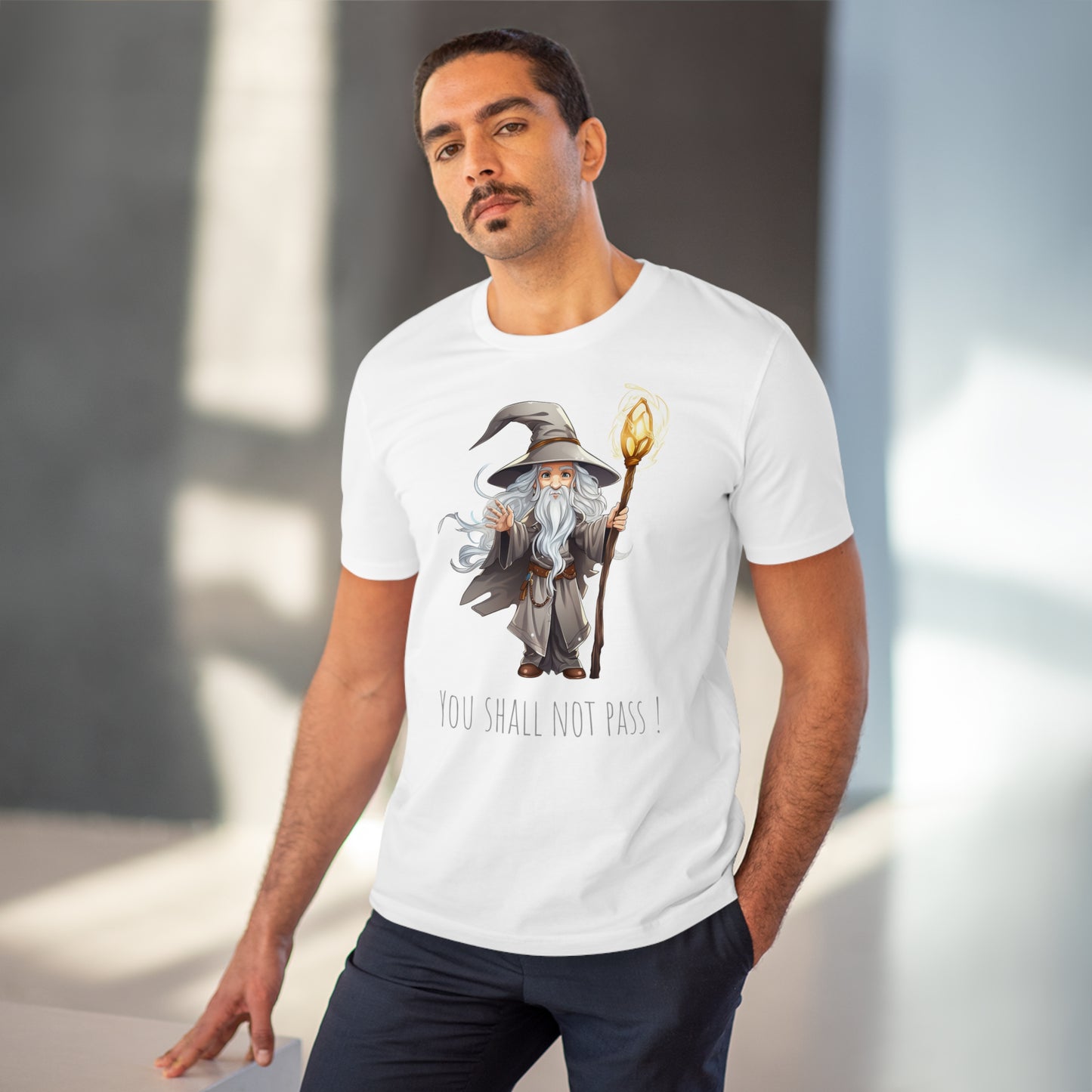 Gandalf T-Shirt for Lord of the Rings Fans in eco-fashion way