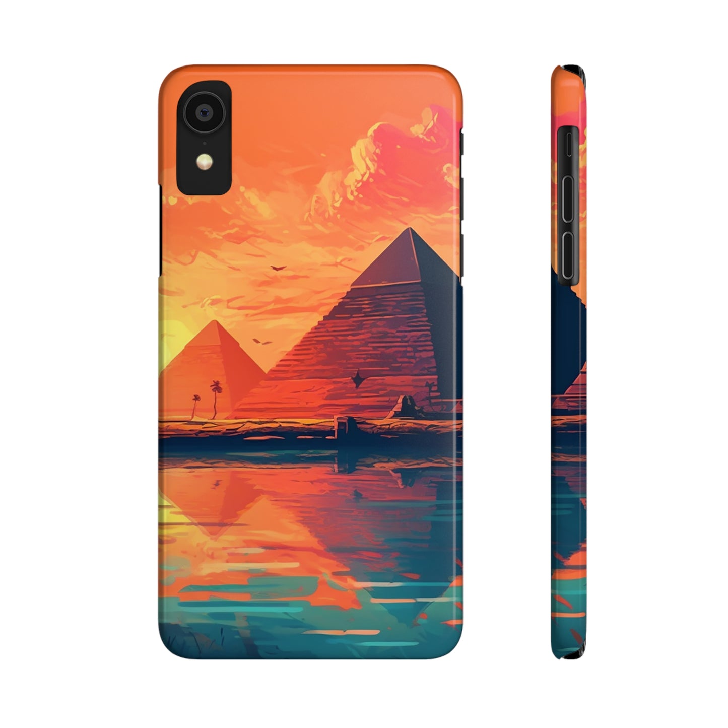 Egyptian Pyramid at Sunset Phone Case - Carry the Mystique of Ancient Egypt with You