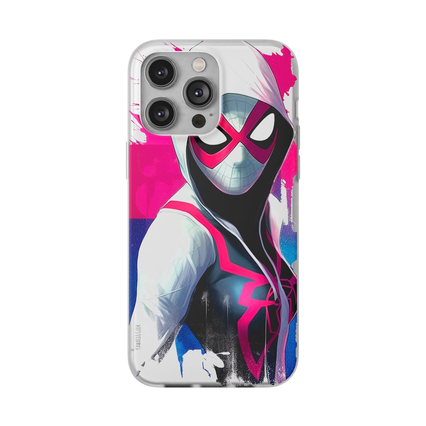 Spider Gwen in Flexi Phone Case - Add Some Colorful and Heroic Style to Your Phone