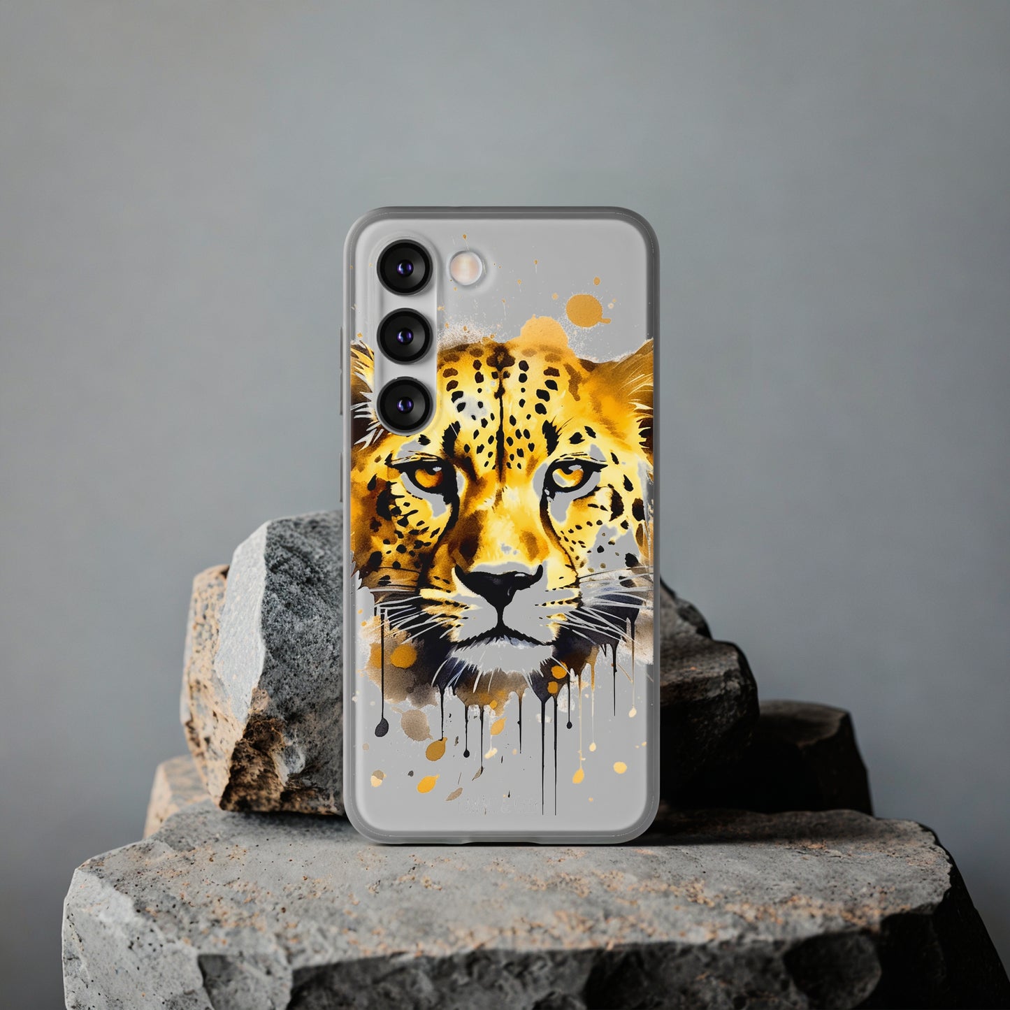 Cheetah Flexi Phone Case - Add a Touch of Elegance and Style to Your Device