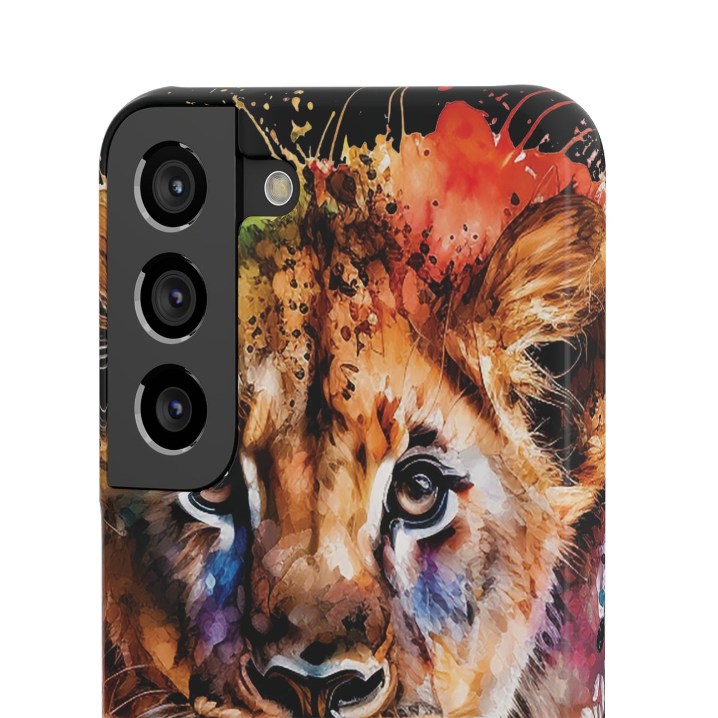 Phone Case Watercolor Lion Cub