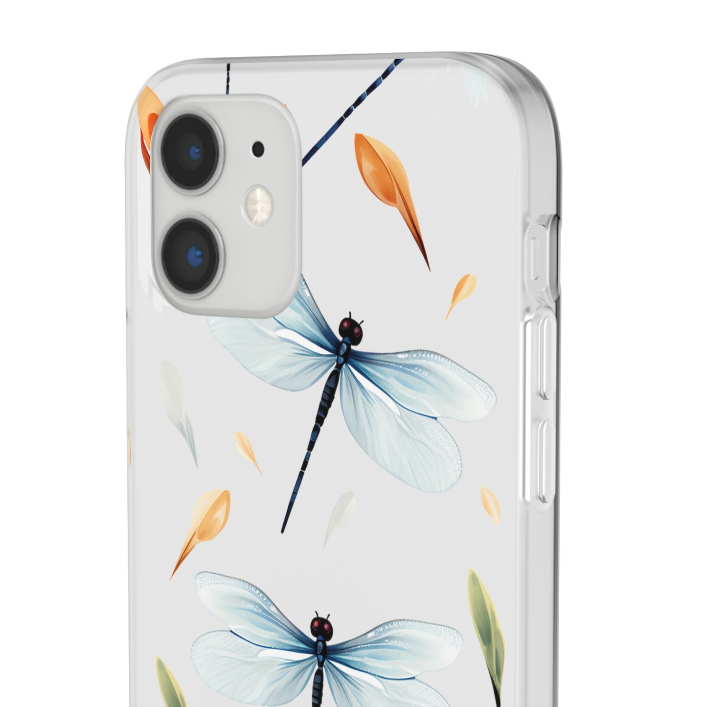 Dragonfly Dreams: Transparent Flexi Phone Case