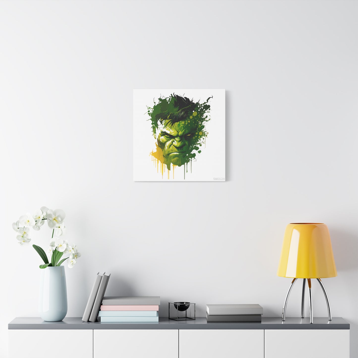 Hulk Canva - Add Some Pop-Art and Watercolor Style to Your Wall Decor - Marvel Avengers