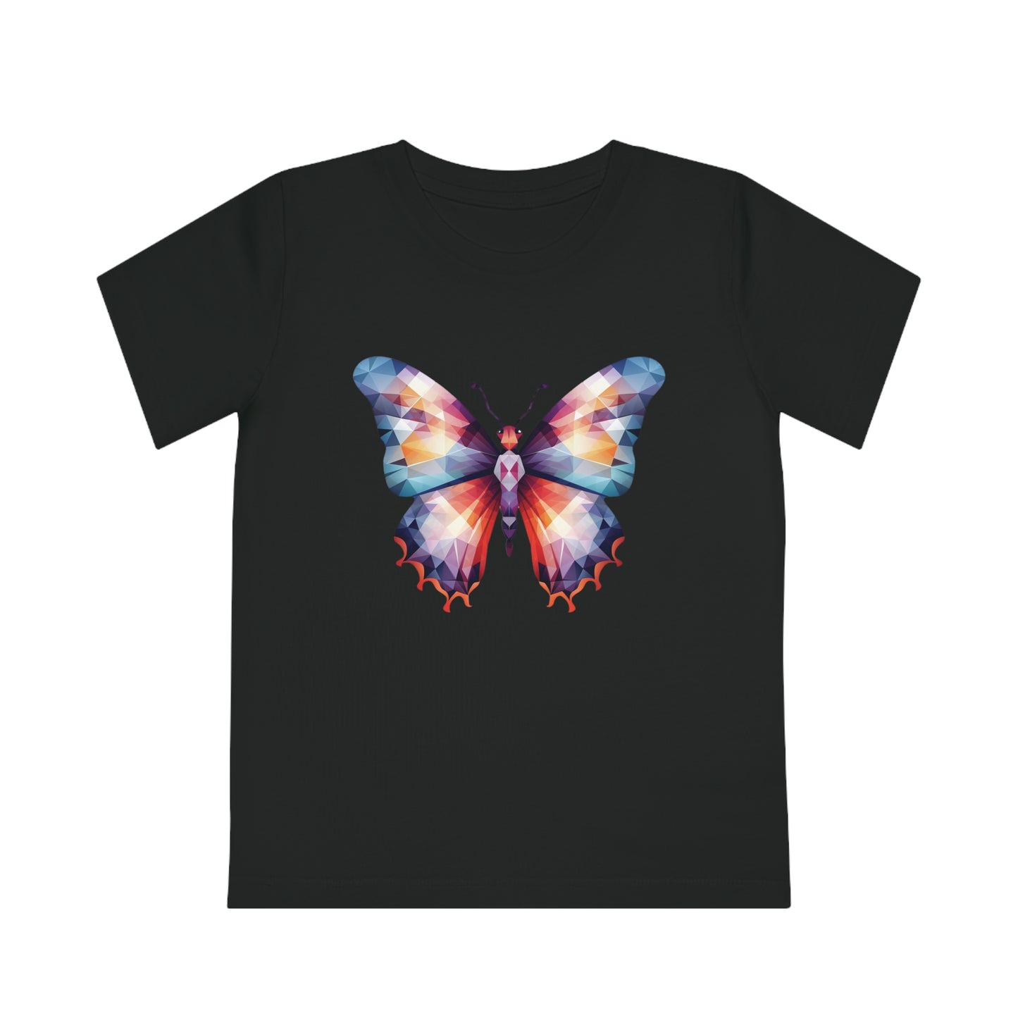 Butterfly Polygonal Kids T-Shirt - Embrace Nature's Beauty