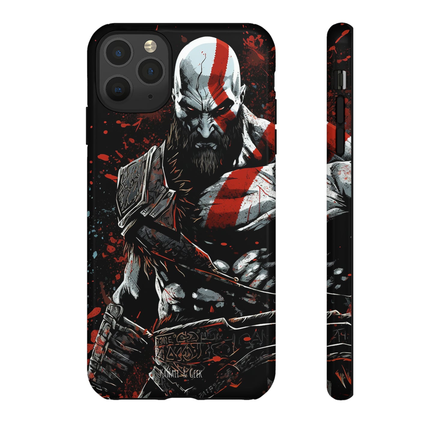 Kratos Tough Phone Case - Unleash the Power of the God of War in Style