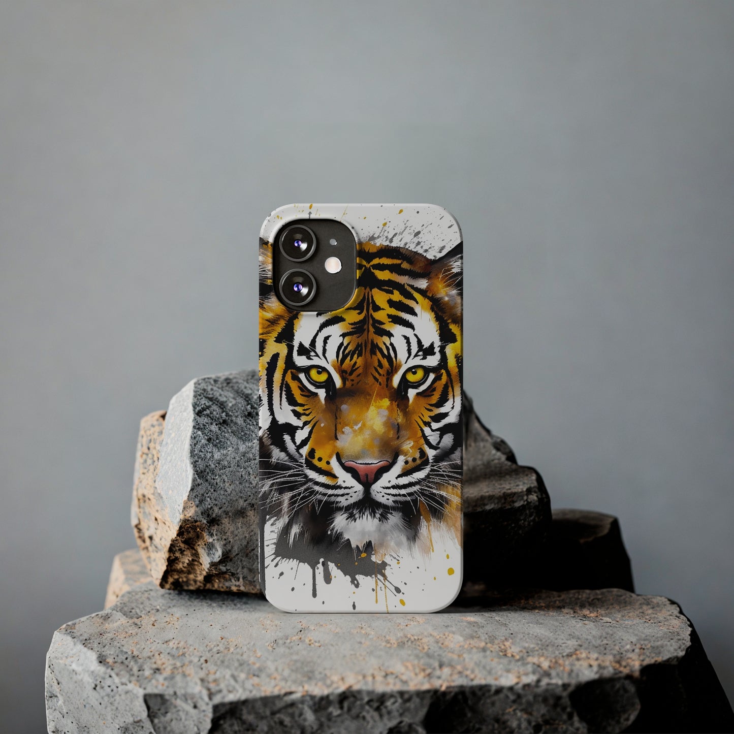 Tiger Flexi Phone Case - Add a Captivating and Artistic Touch to Your Device