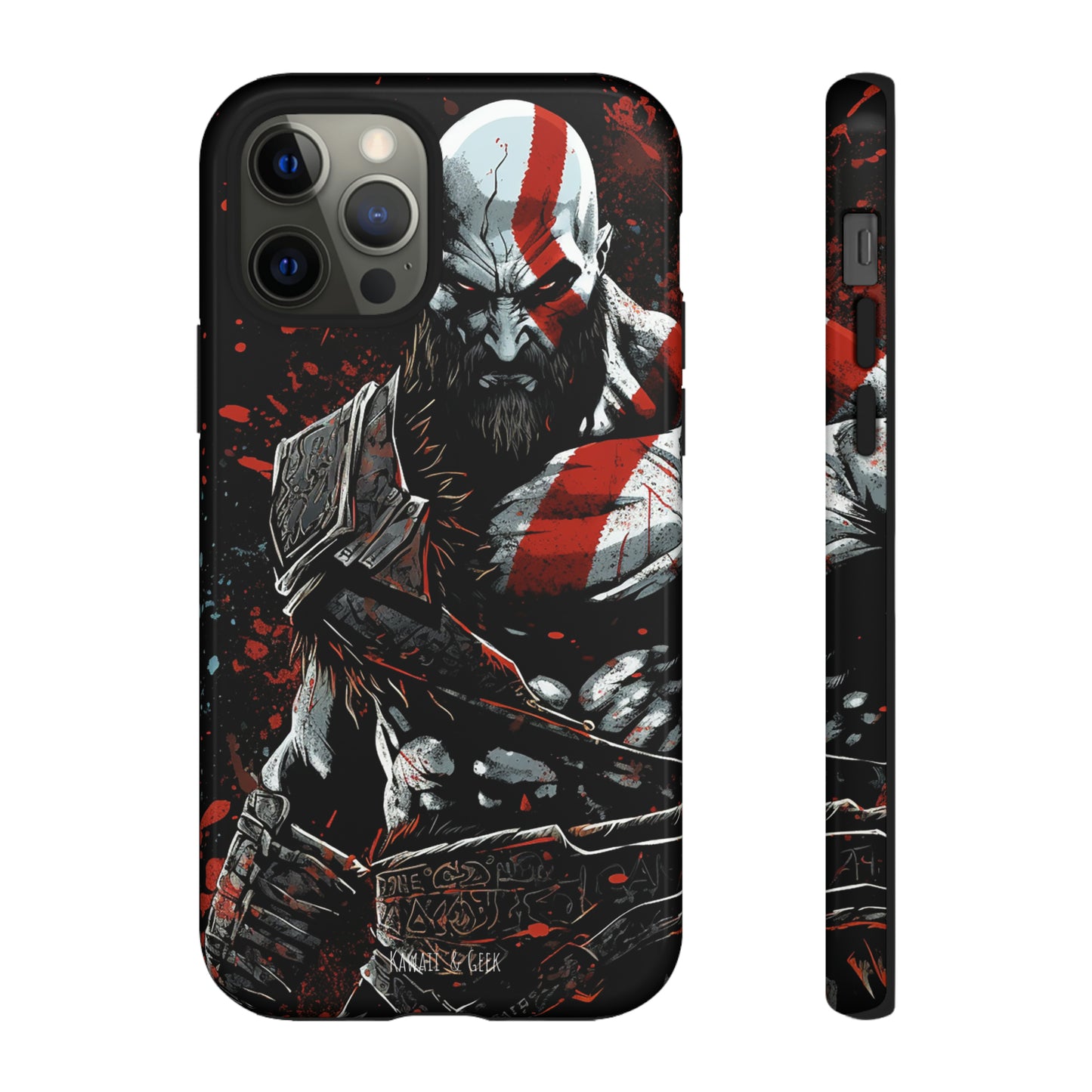 Kratos Tough Phone Case - Unleash the Power of the God of War in Style