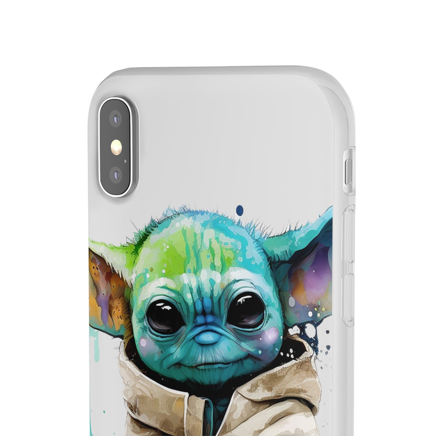 Baby Yoda Grogu flexi Phone Case - Add Some Adorable and Artistic Style to Your Smartphone - The Mandalorian - Star Wars