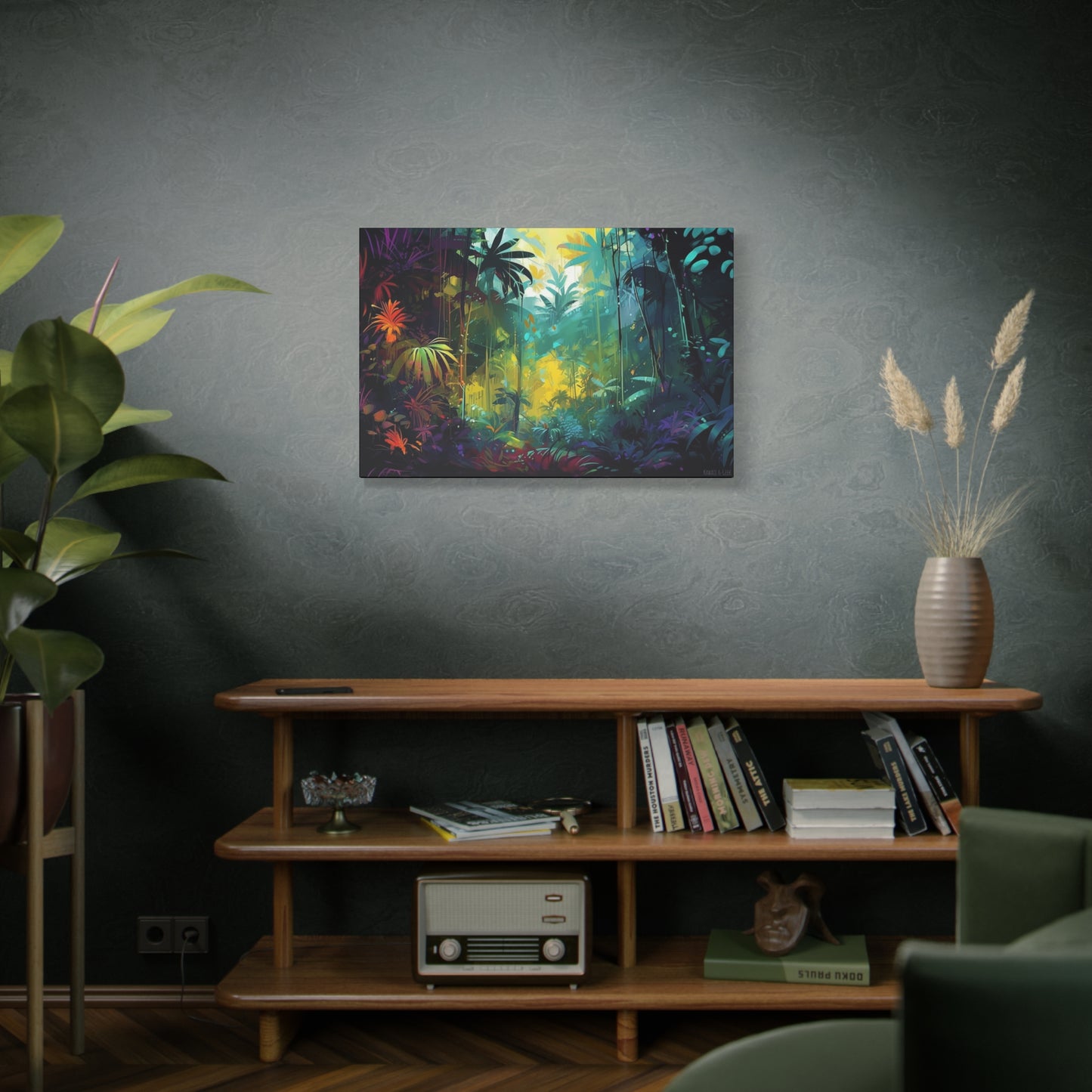 Magical Tropical Forest Canvas - Immerse Yourself in Nature's Enchanting Beauty