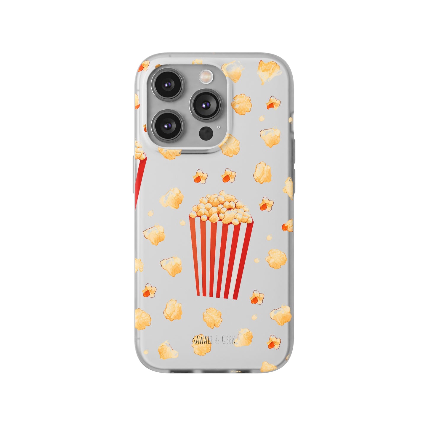 Popcorn Transparent Flexi Phone Case