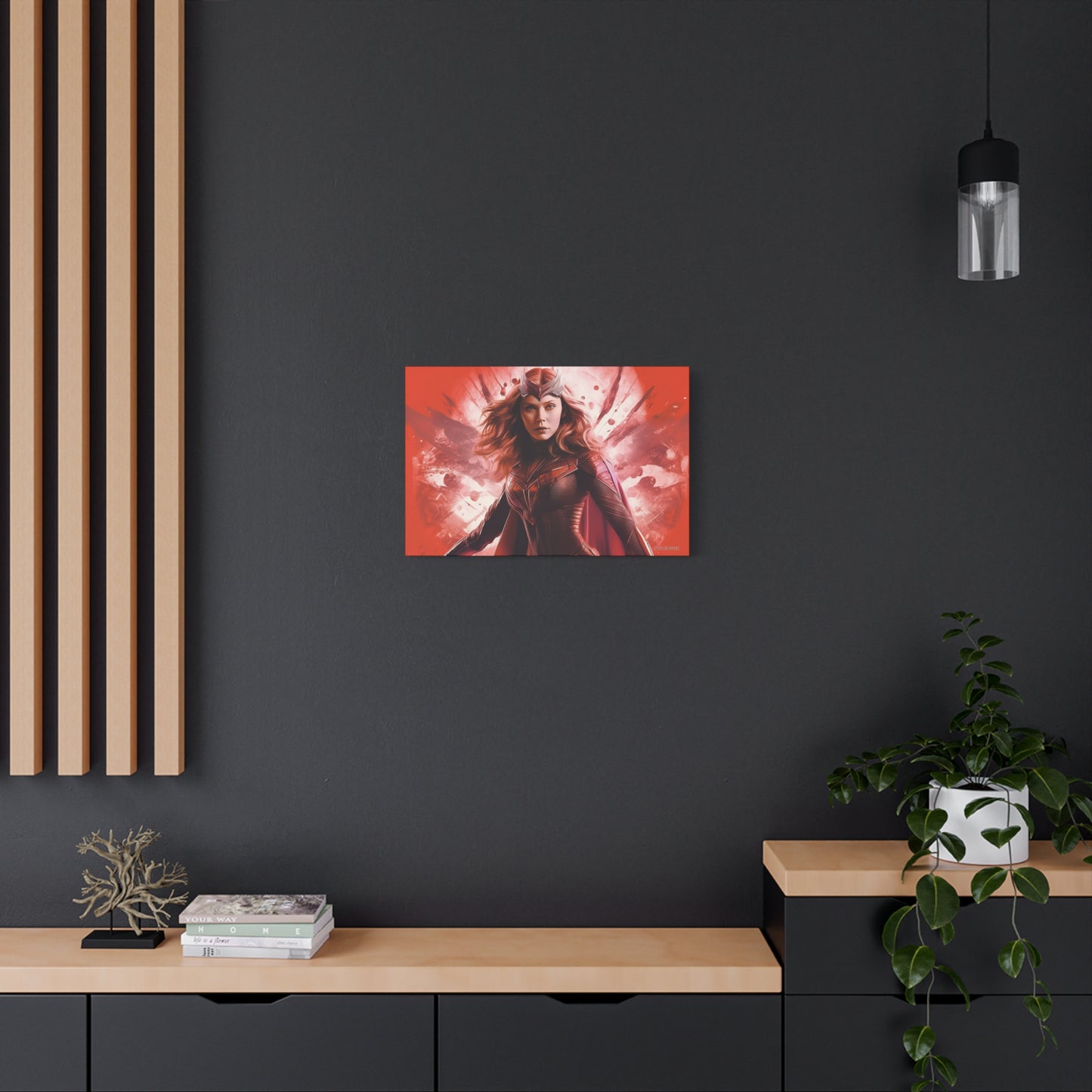 Wanda Maximoff Canvas - Embrace the Power and Artistry of the Scarlet Witch - Avengers