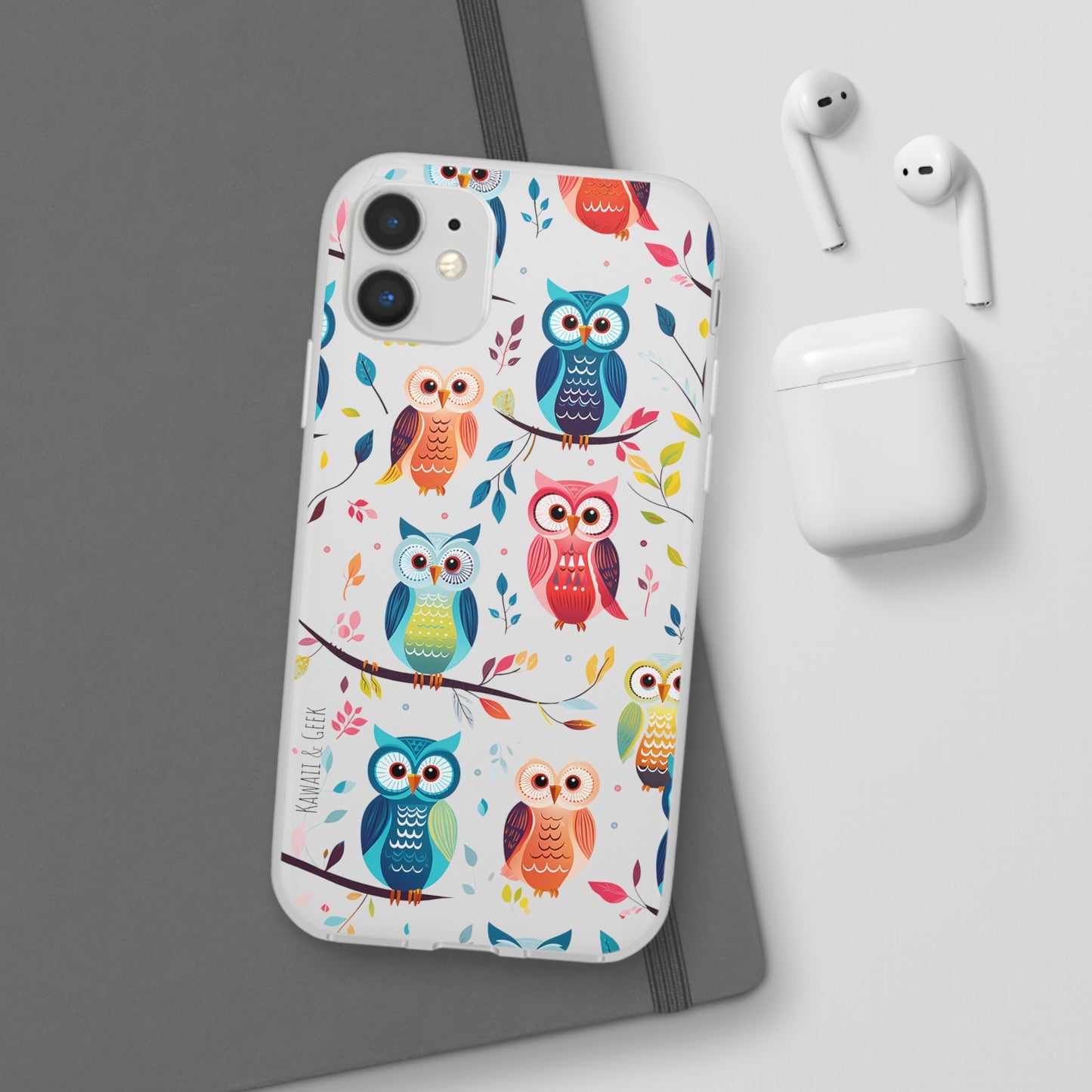 Whimsical Owl  Flexi and Transparent Phone Case