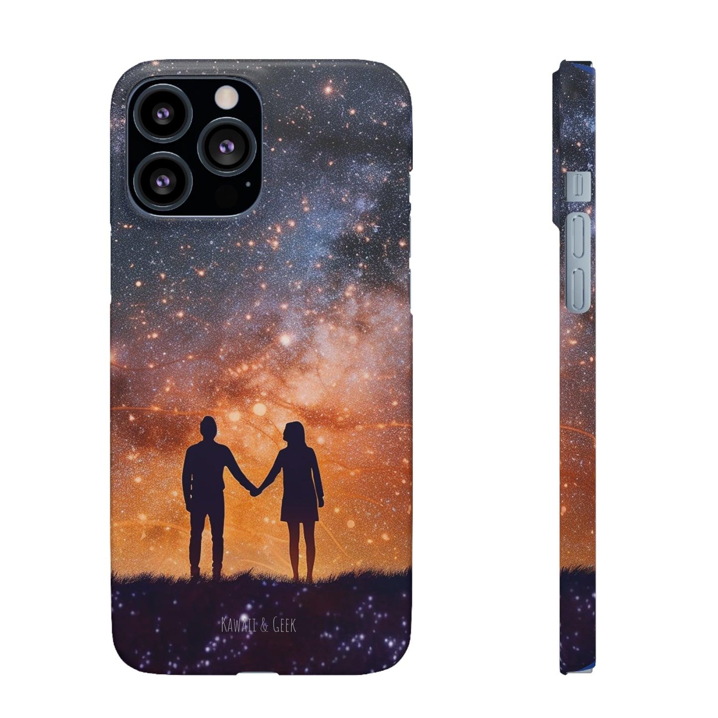 Starry Night Lovers Phone Case - Embrace the Beauty of the Night Sky