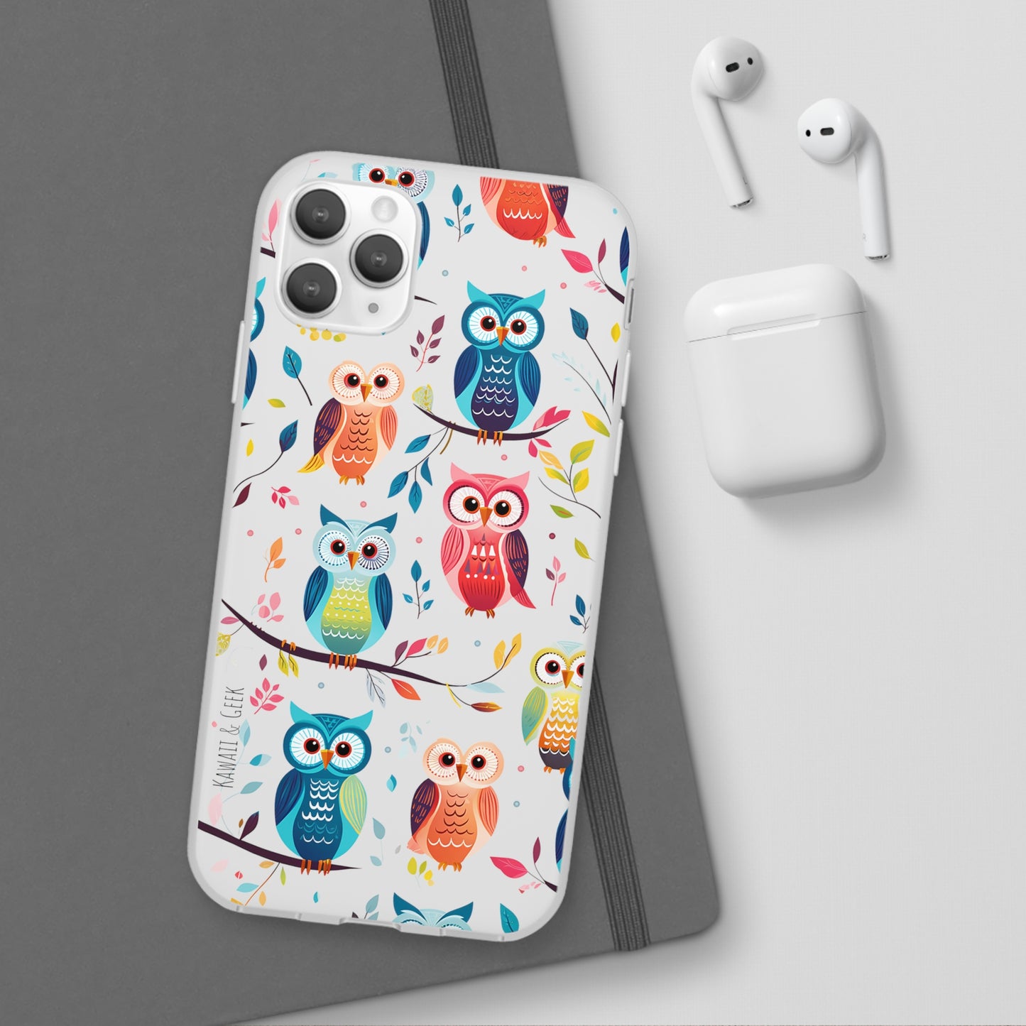 Whimsical Owl  Flexi and Transparent Phone Case