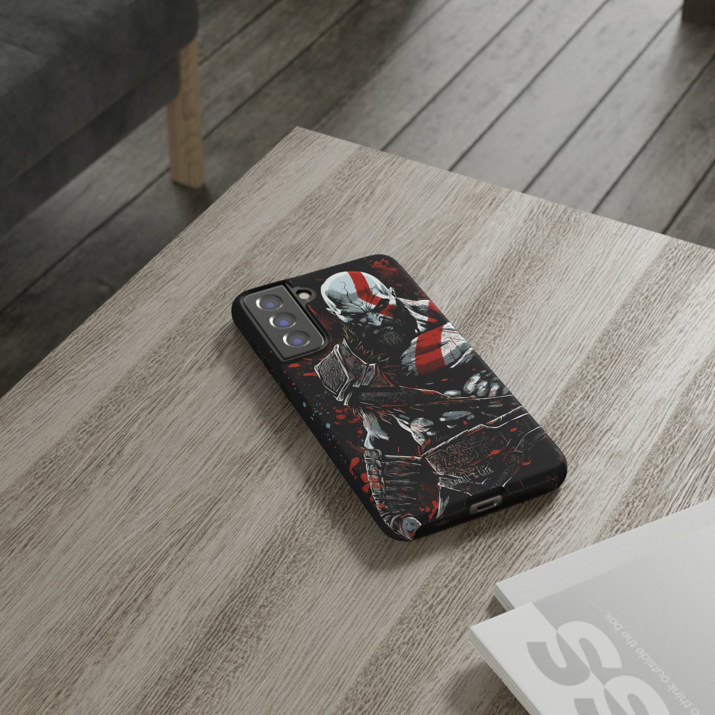 Kratos Tough Phone Case - Unleash the Power of the God of War in Style