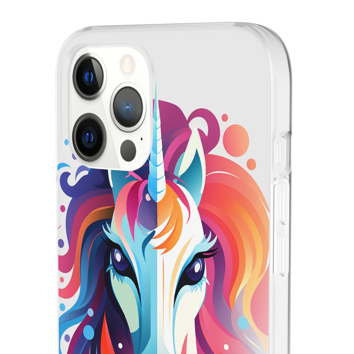 Ink Unicorn Flexi Transparent Phone Case