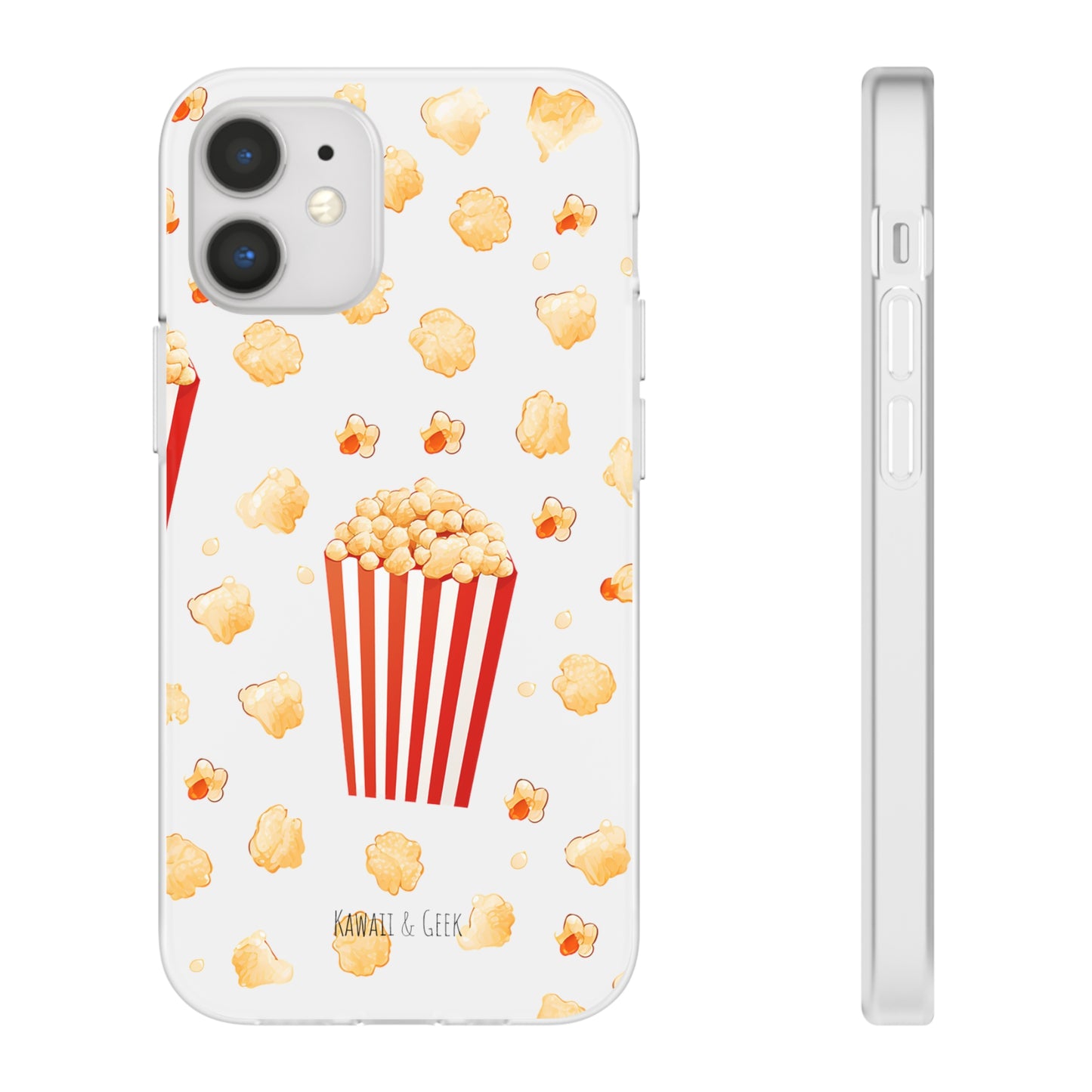 Popcorn Transparent Flexi Phone Case