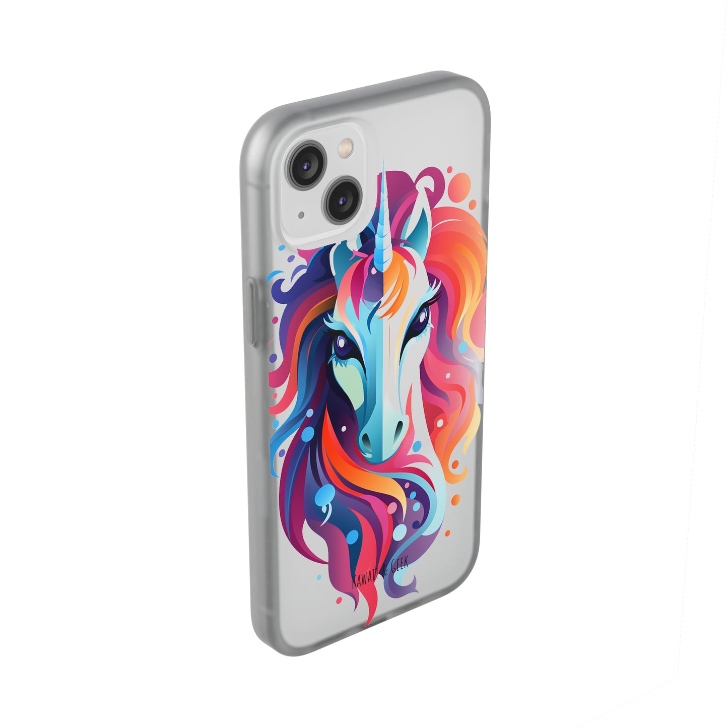 Ink Unicorn Flexi Transparent Phone Case