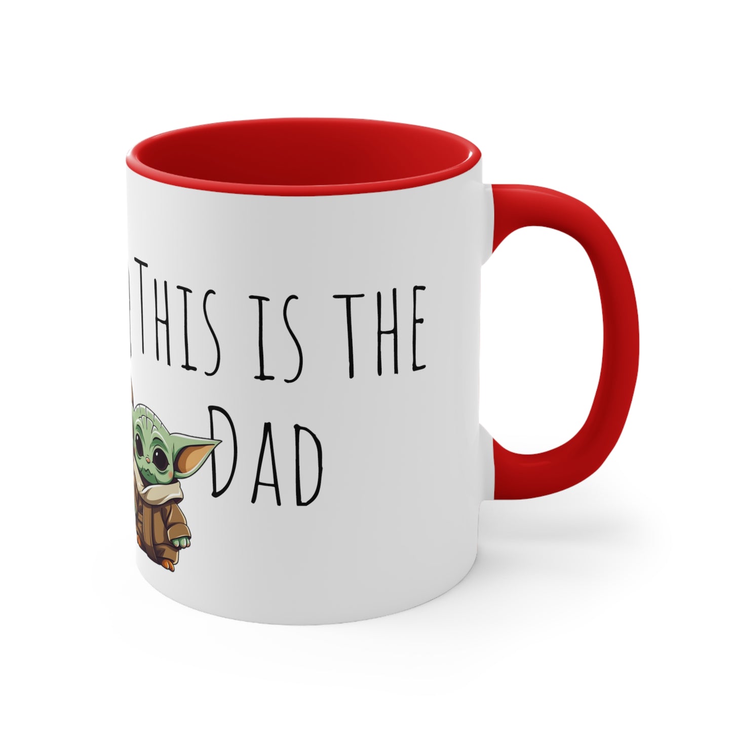 Cute Mandalorian and Baby Yoda Grogu Mug: The Perfect Dad Duo - Father's Day Special