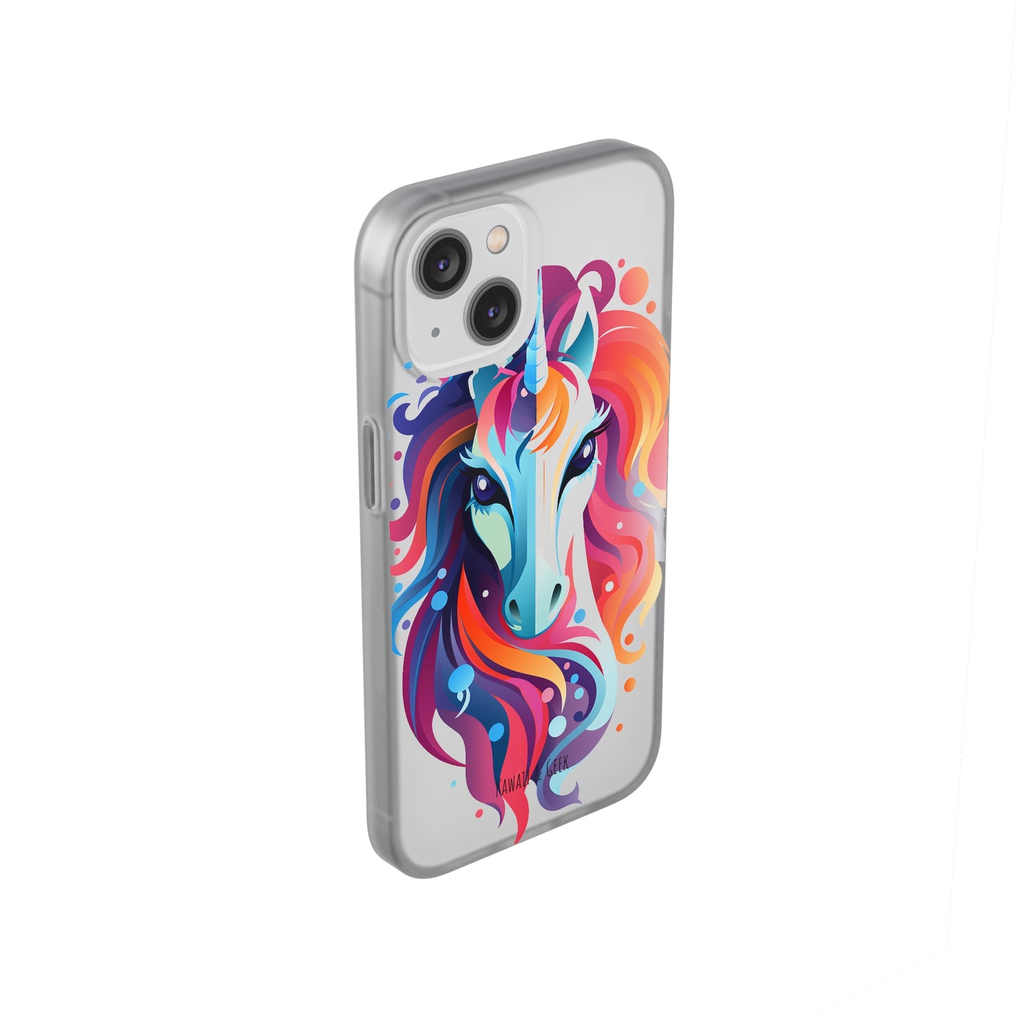 Ink Unicorn Flexi Transparent Phone Case