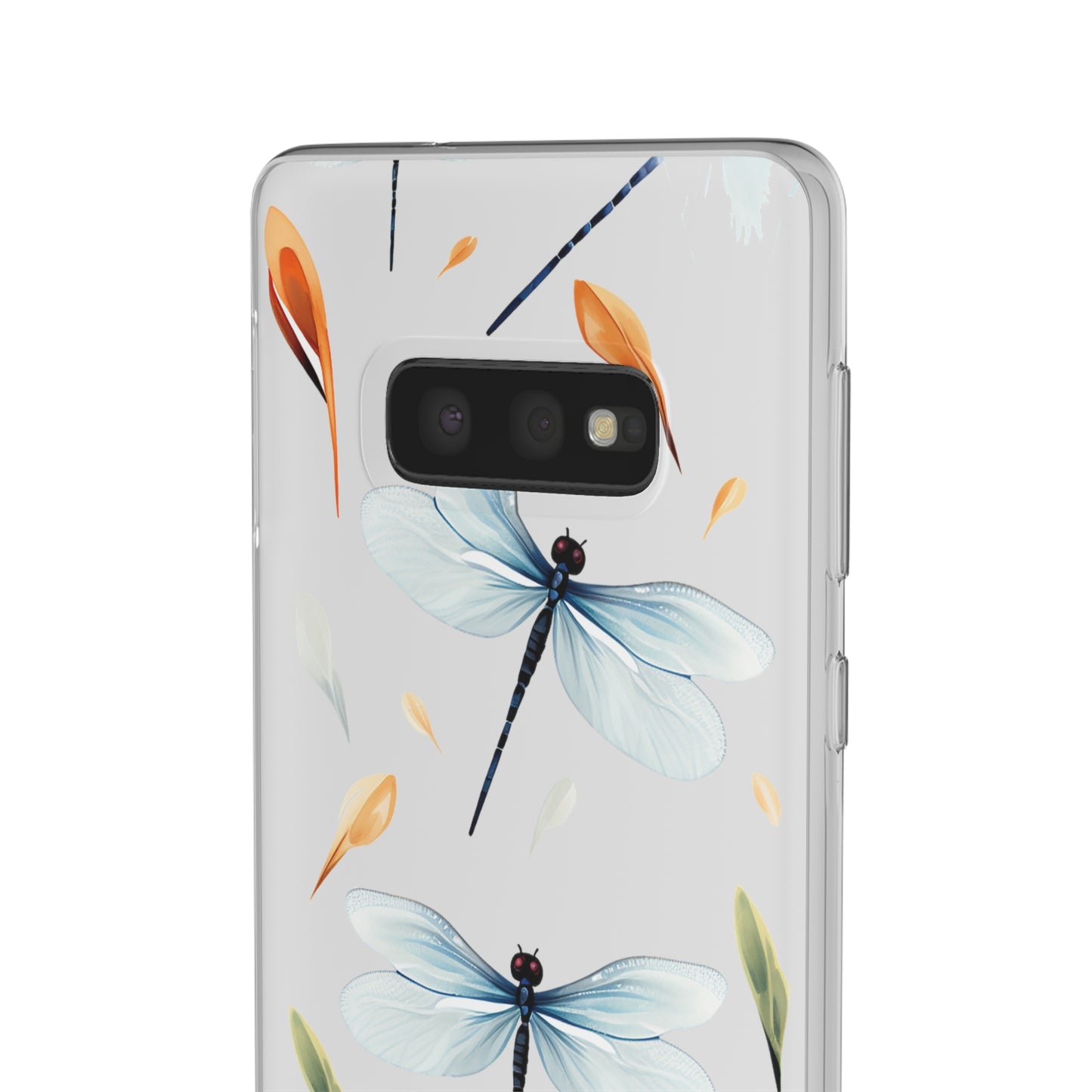 Dragonfly Dreams: Transparent Flexi Phone Case