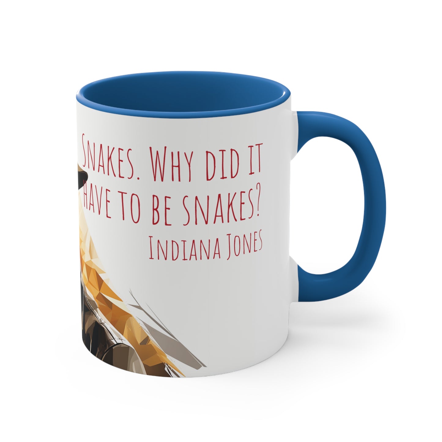 Indiana Jones Mug - Embrace the Adventure: Snakes. Why Did It Have to Be Snakes?