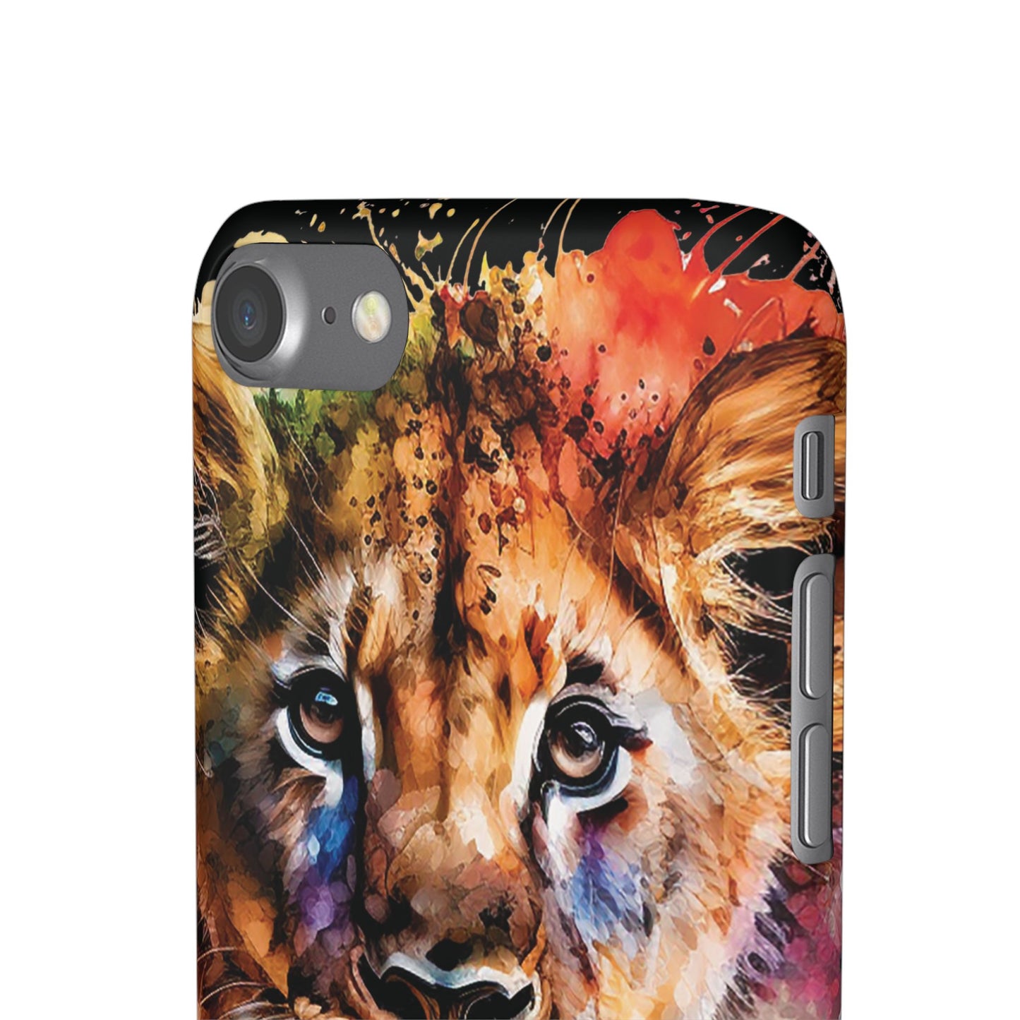 Phone Case Watercolor Lion Cub