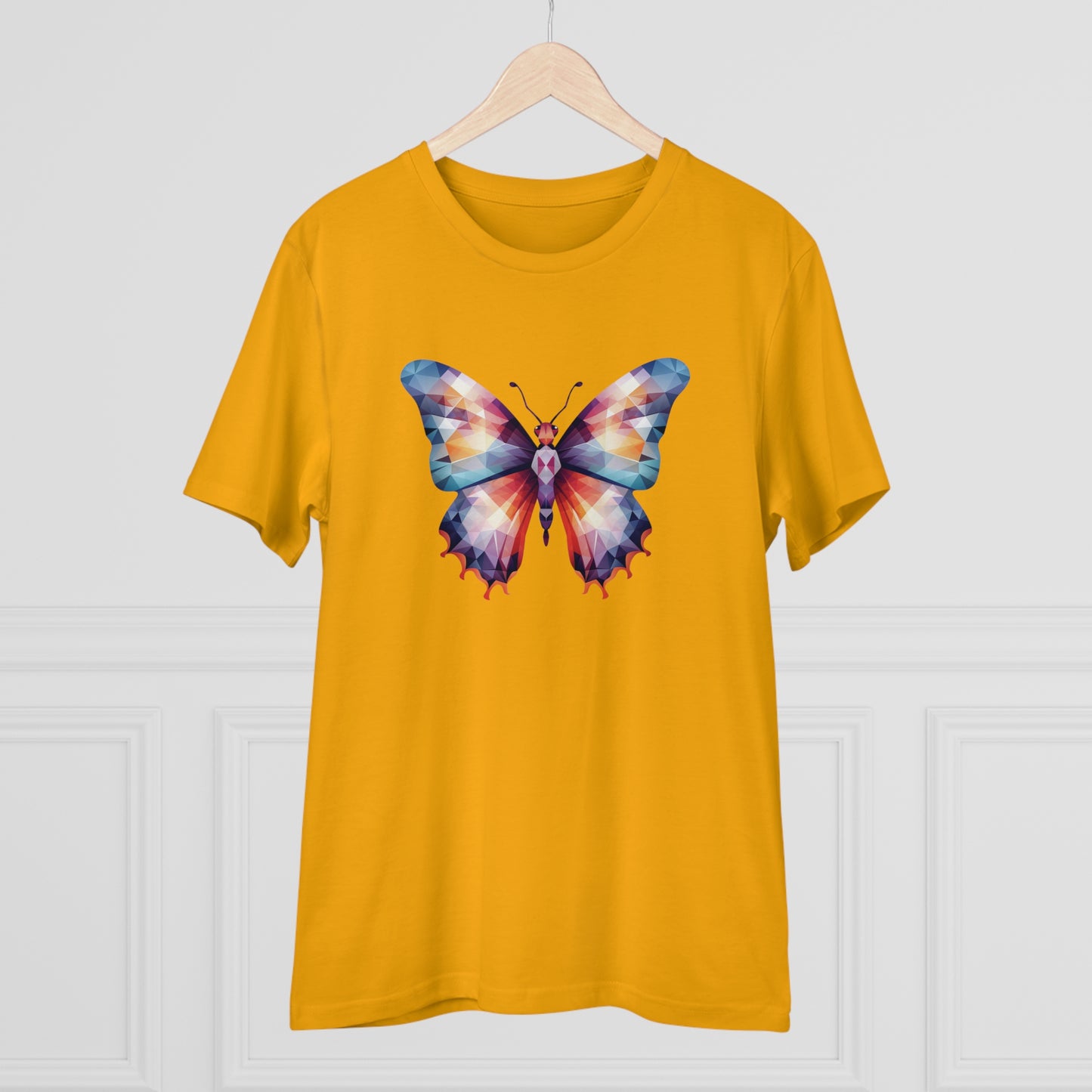 Butterfly Polygonal T-Shirt - Embrace Vibrant Transformation