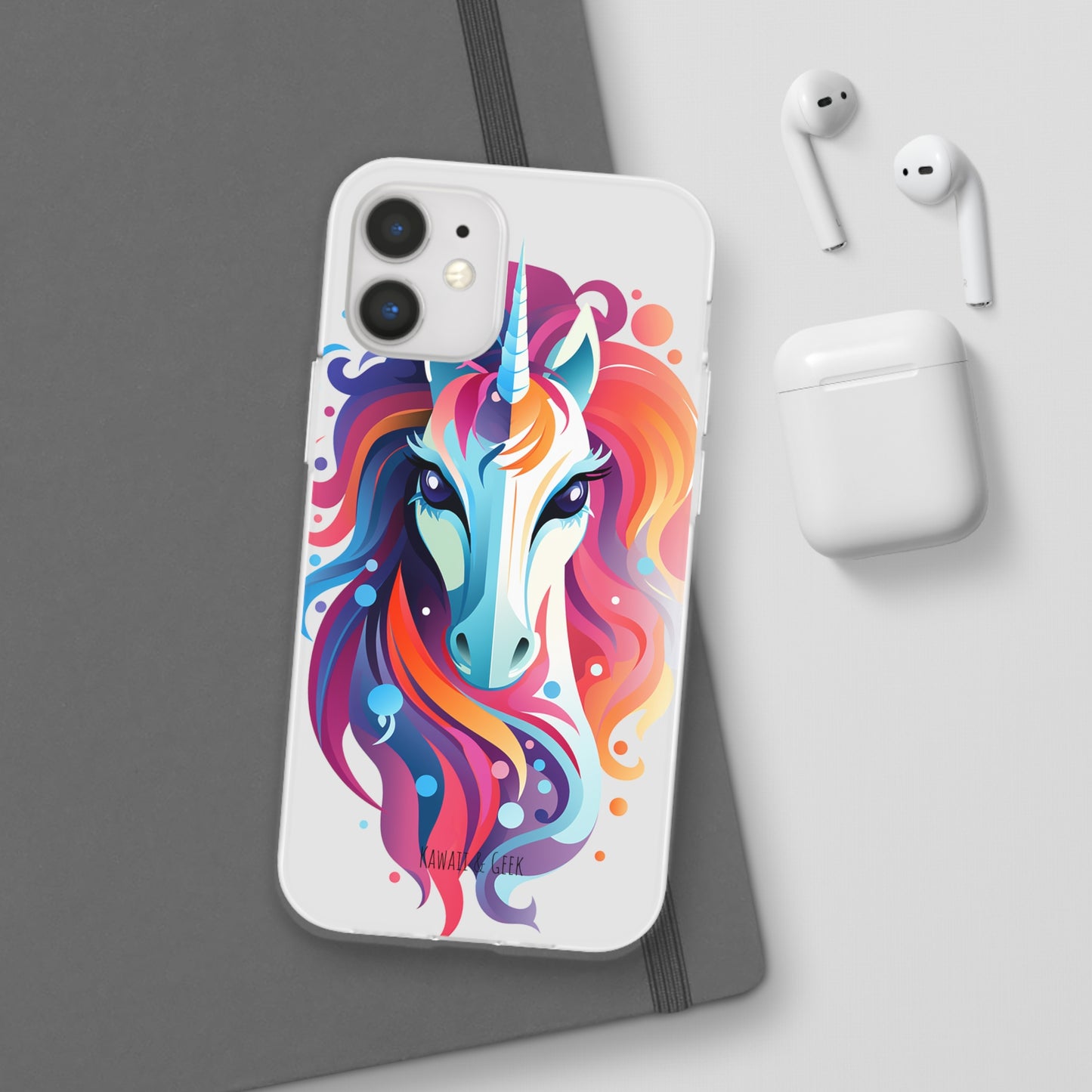 Ink Unicorn Flexi Transparent Phone Case