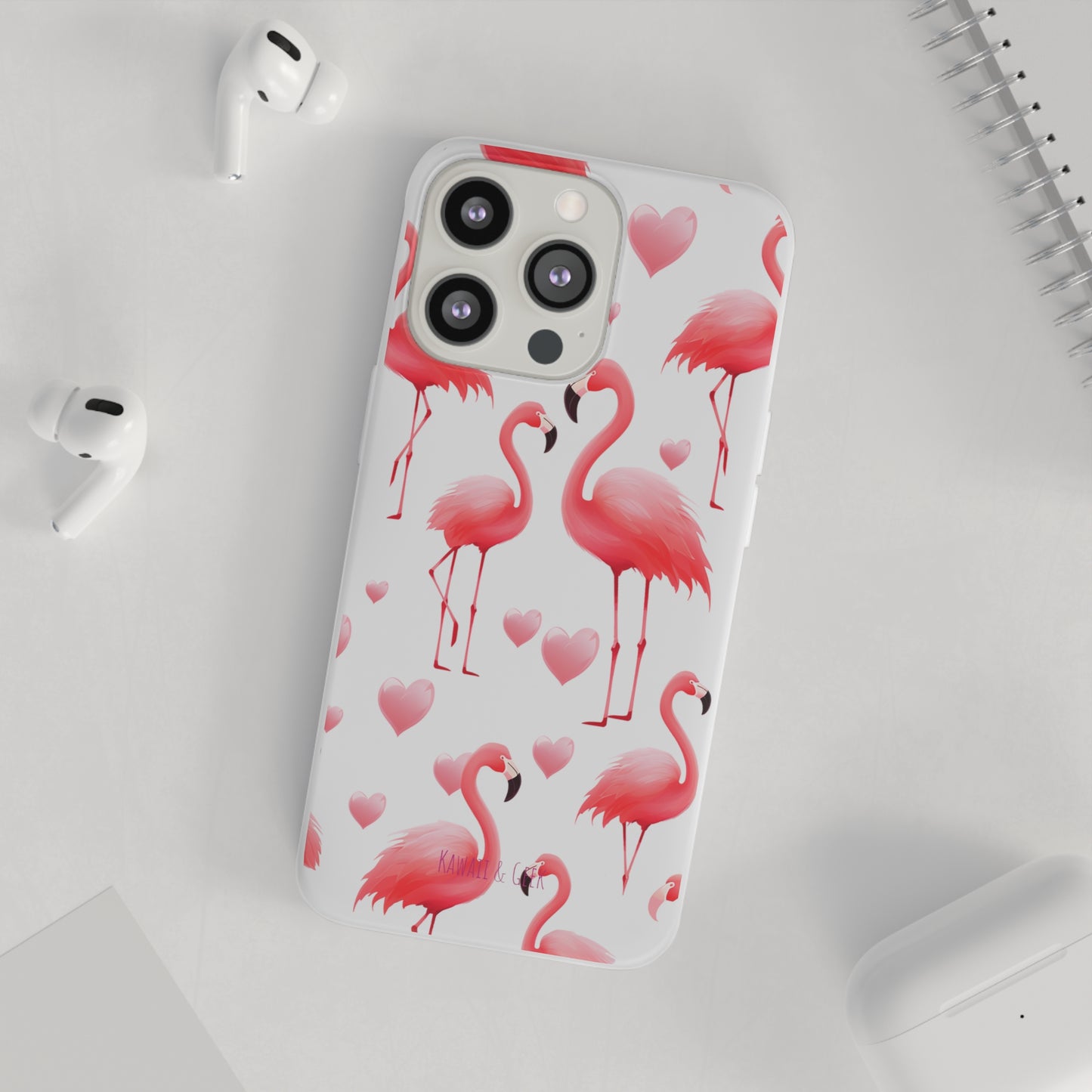 Pink Flamingo Elegance Flexi Phone case