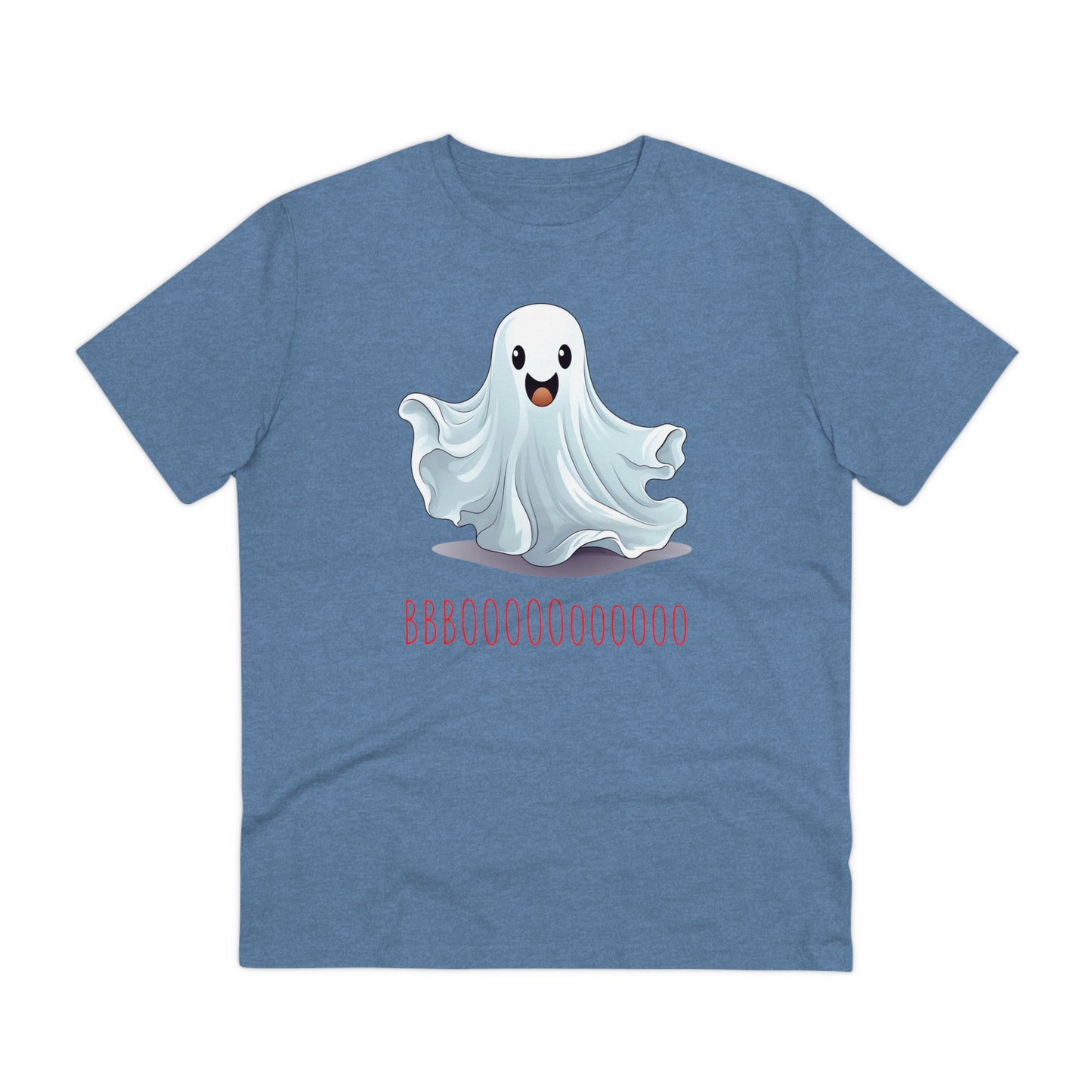 Cute "Booooooooo" Ghost Halloween Eco-Friendly Unisex T-shirt