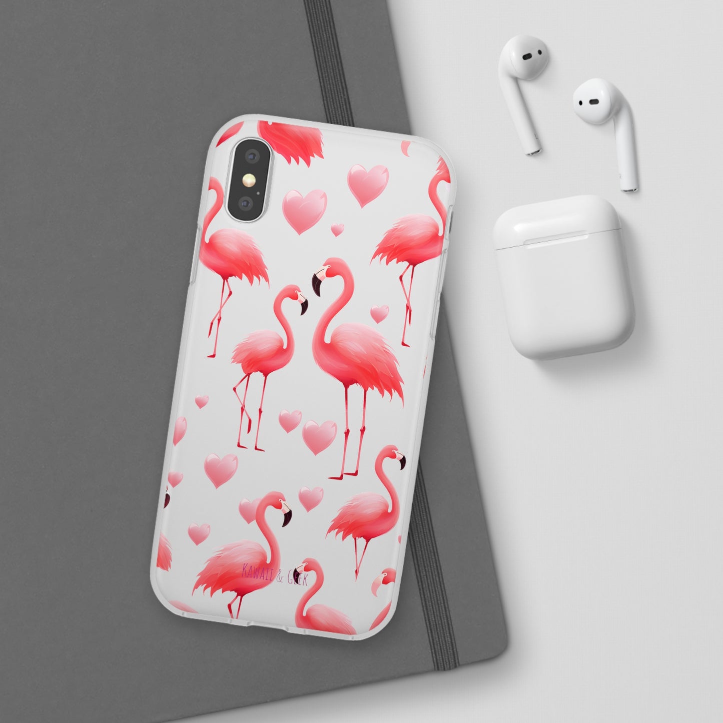 Pink Flamingo Elegance Flexi Phone case