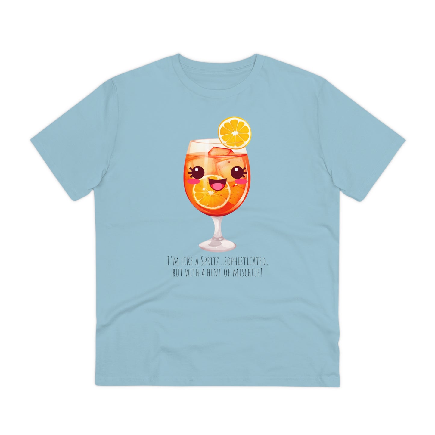 Cute and Mischievous Spritz Glass T-Shirt | Fun and Sophisticated Design