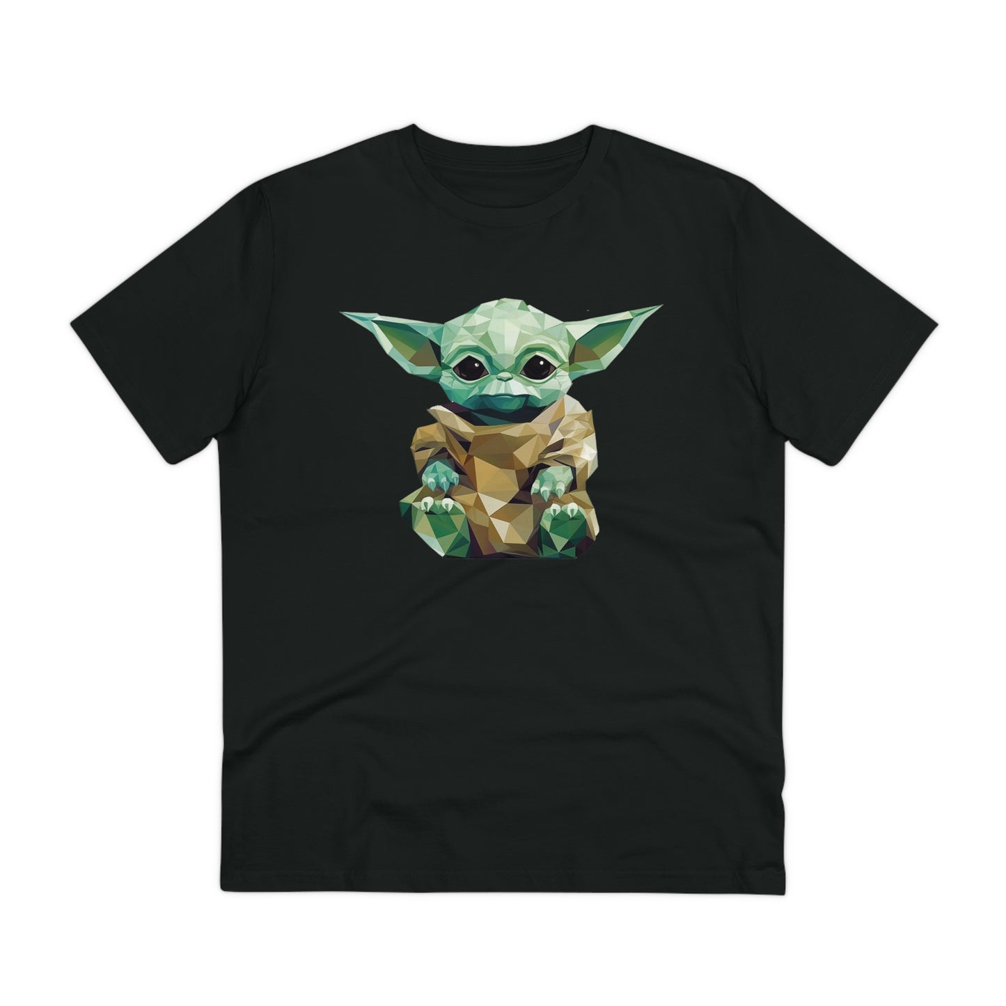 Baby Yoda Grogu Polygonal T-Shirt - Embrace Adorable Force - Star Wars