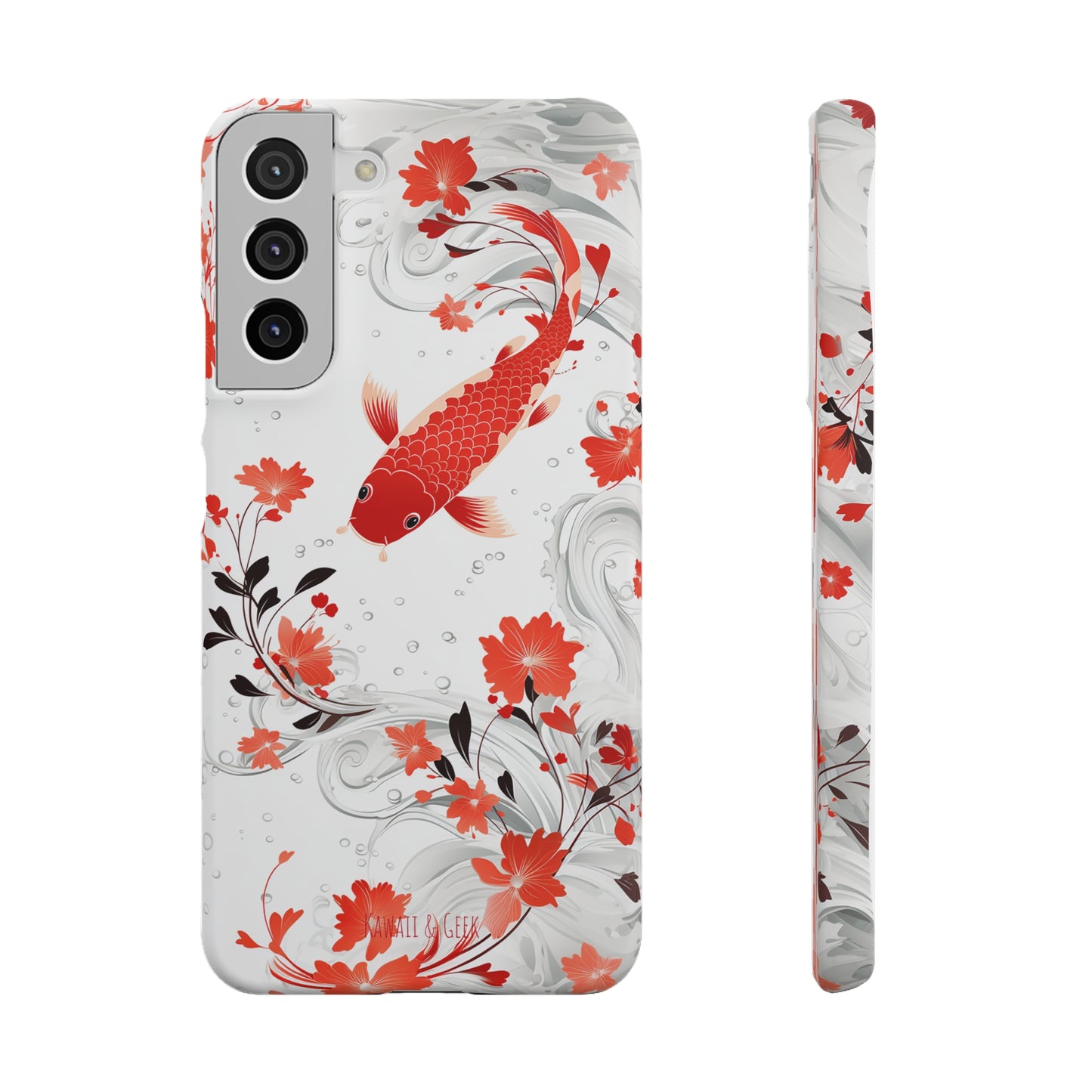 Elegant Koi: Premium Japanese Fish Phone Case