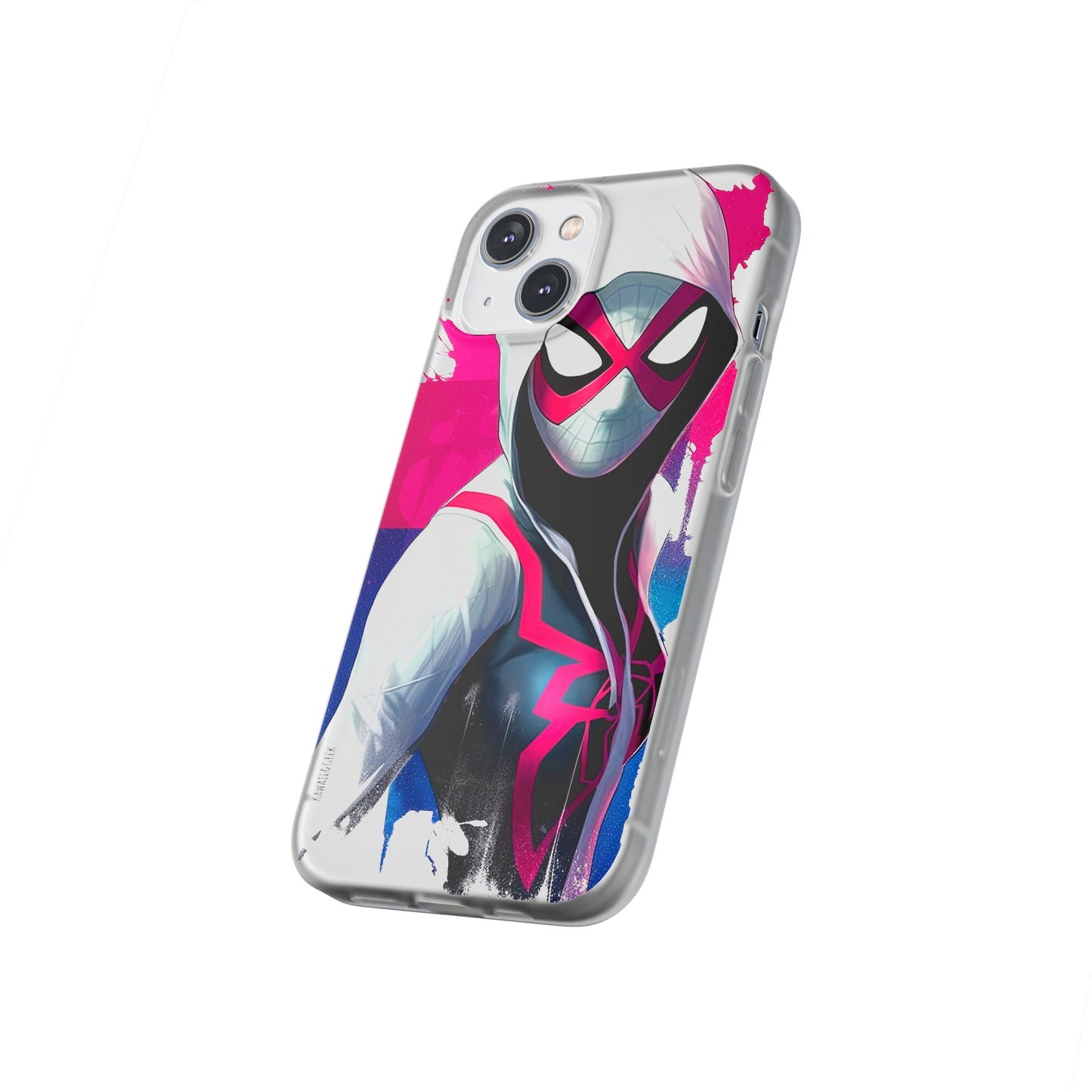 Spider Gwen in Flexi Phone Case - Add Some Colorful and Heroic Style to Your Phone