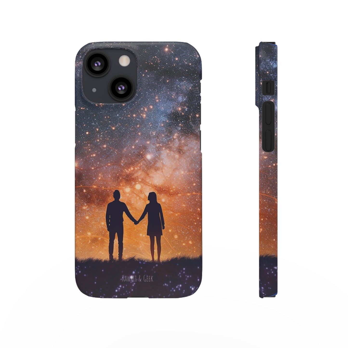 Starry Night Lovers Phone Case - Embrace the Beauty of the Night Sky