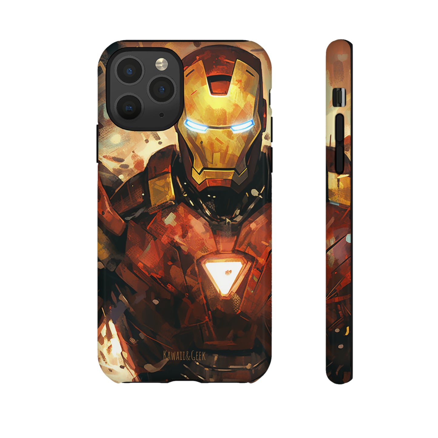 Iron Man Painting Tough Phone Case - Add Some Bold and Unique Style to Your Tech