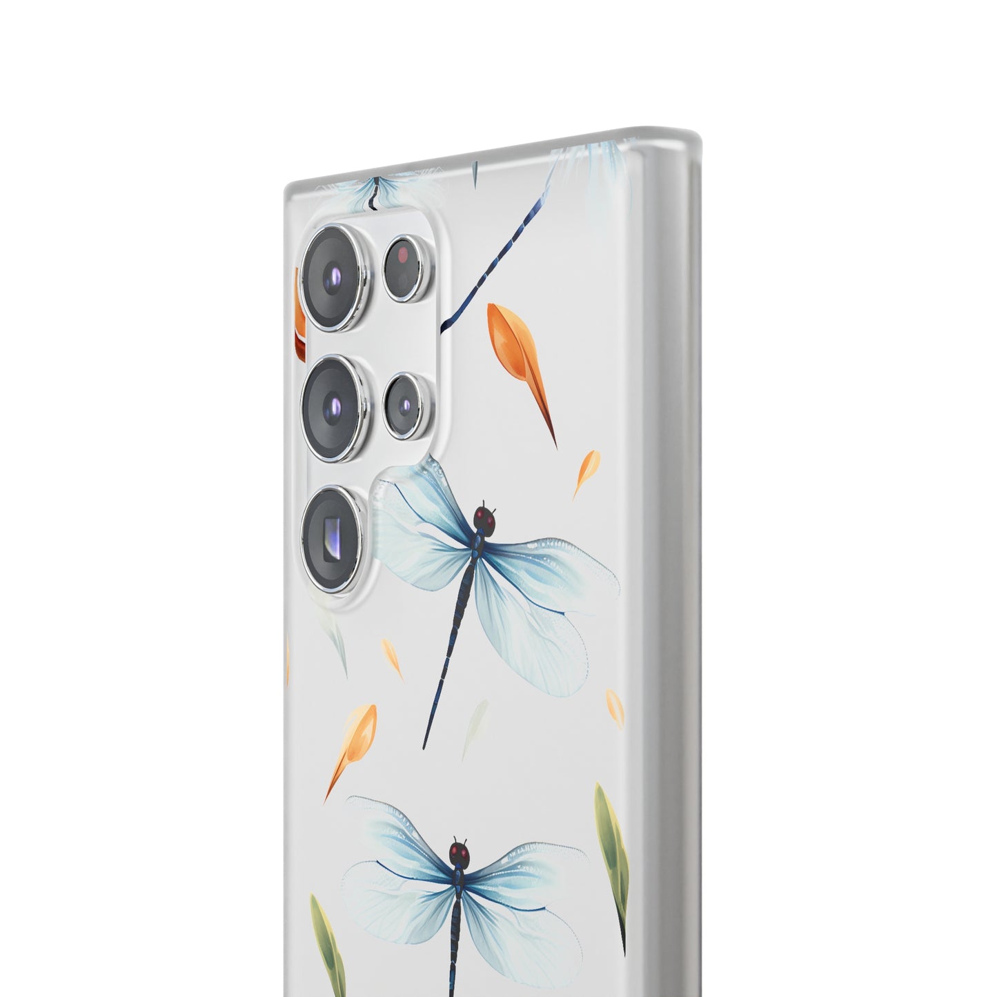 Dragonfly Dreams: Transparent Flexi Phone Case