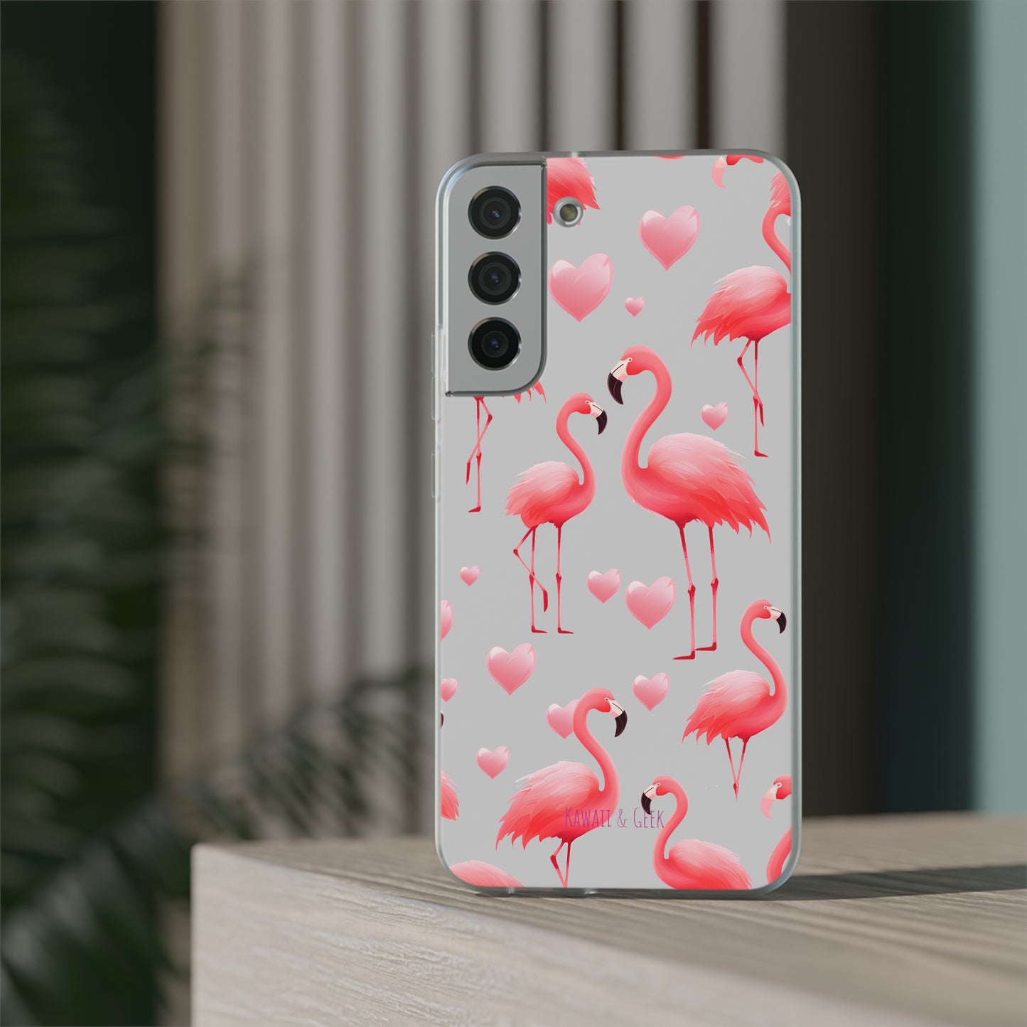 Pink Flamingo Elegance Flexi Phone case