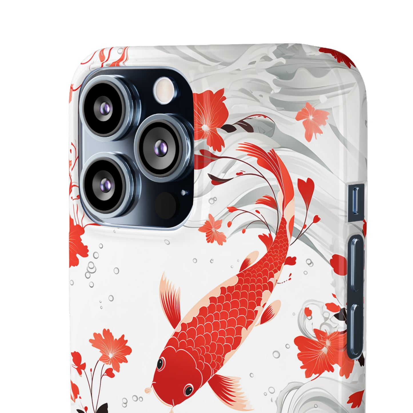 Elegant Koi: Premium Japanese Fish Phone Case