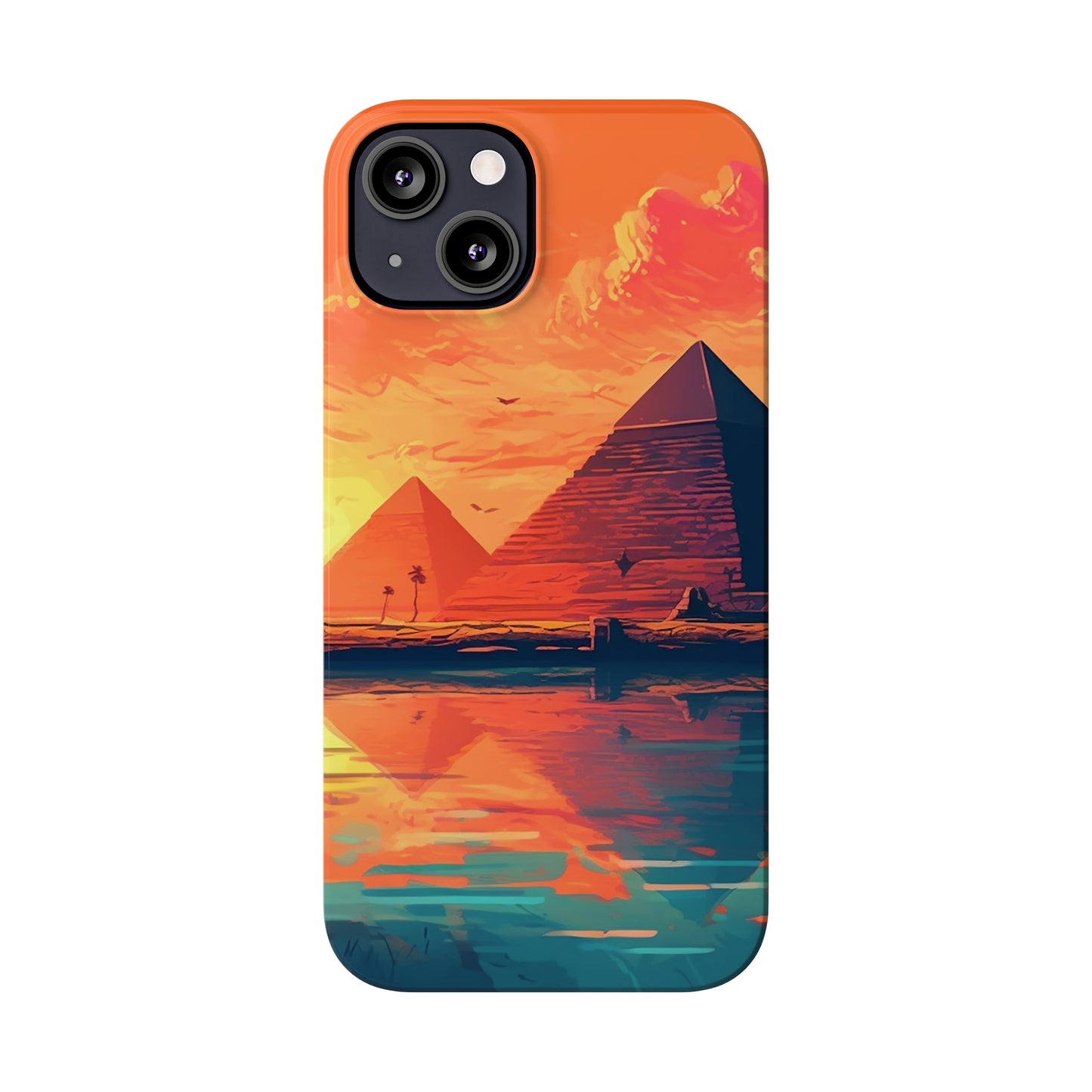 Egyptian Pyramid at Sunset Phone Case - Carry the Mystique of Ancient Egypt with You