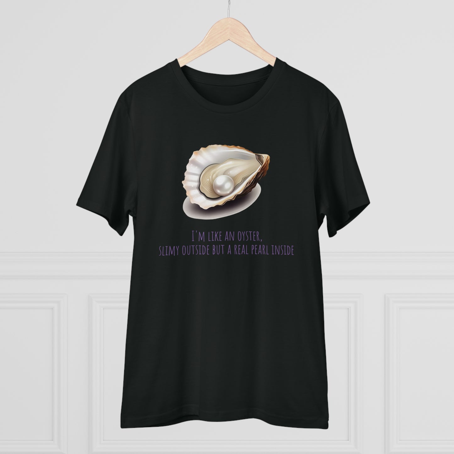 Eco-Friendly Pearl Oyster T-shirt: Celebrate Inner Beauty